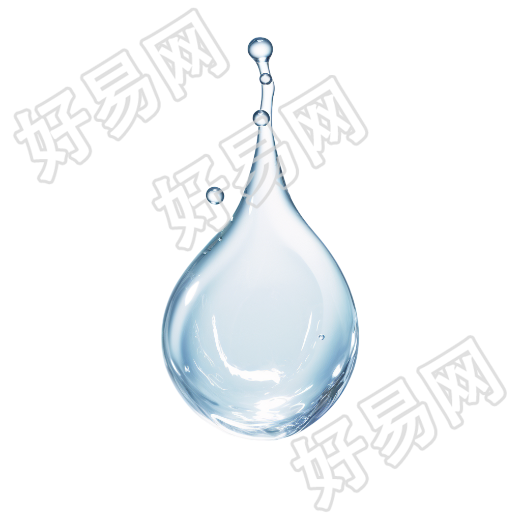 水滴透明背景素材