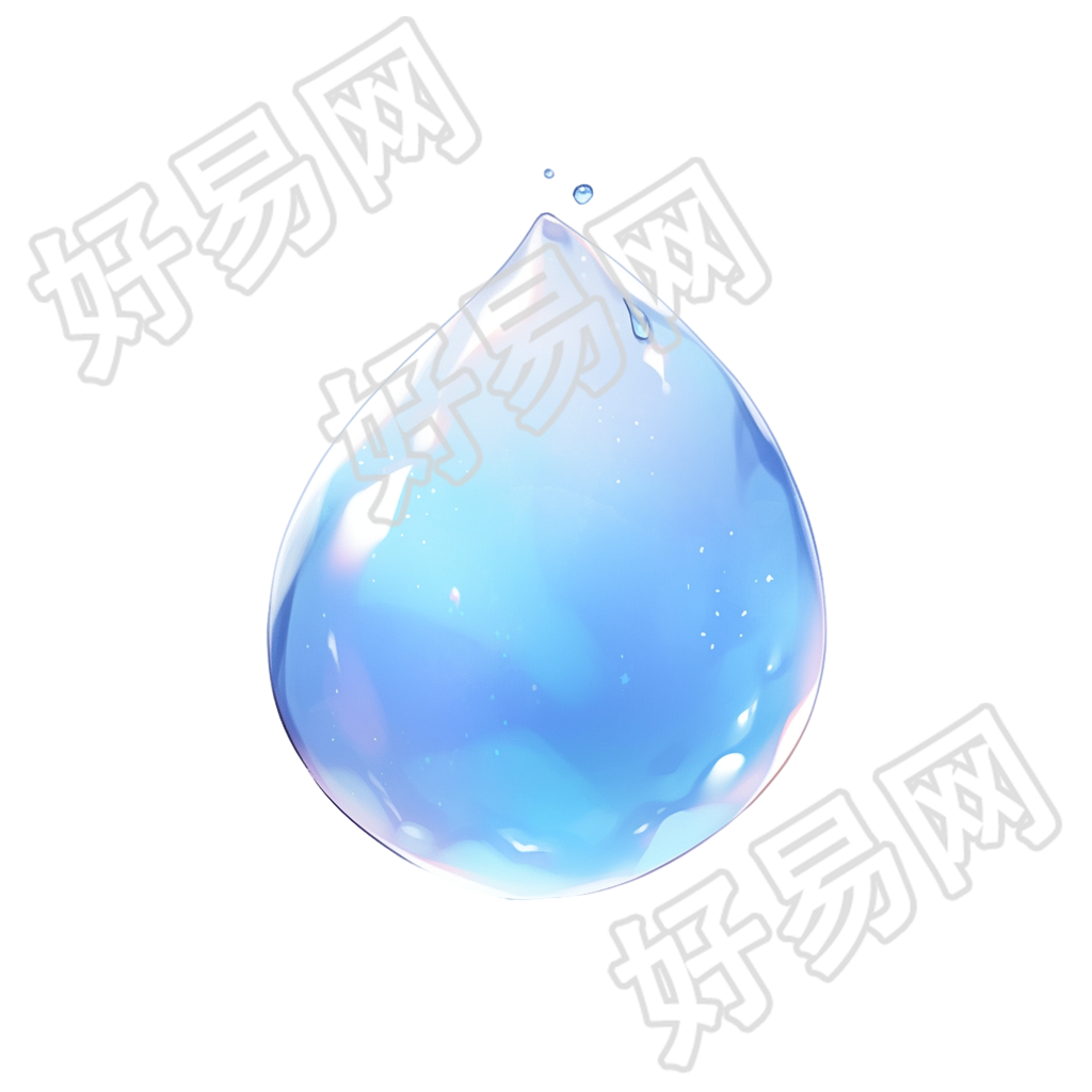 水滴可商用插画素材