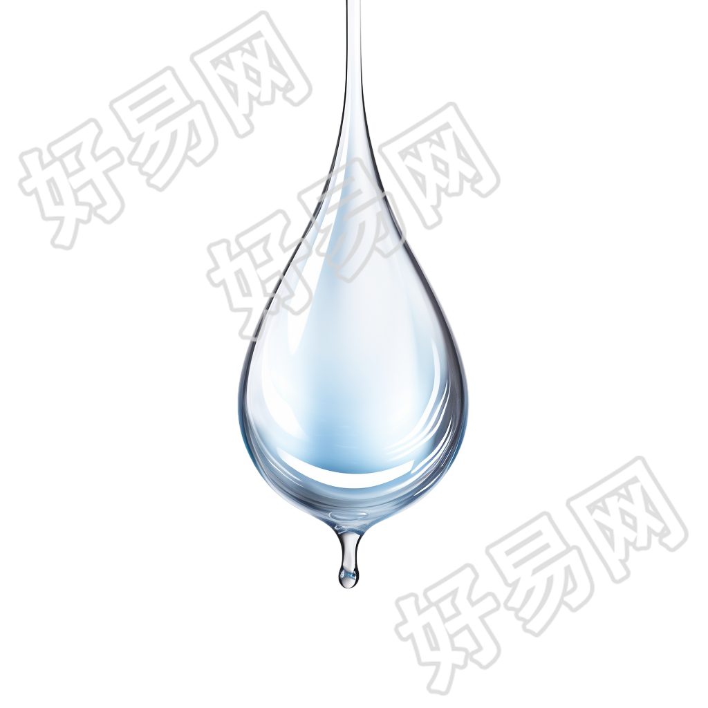 水滴简洁美观插画