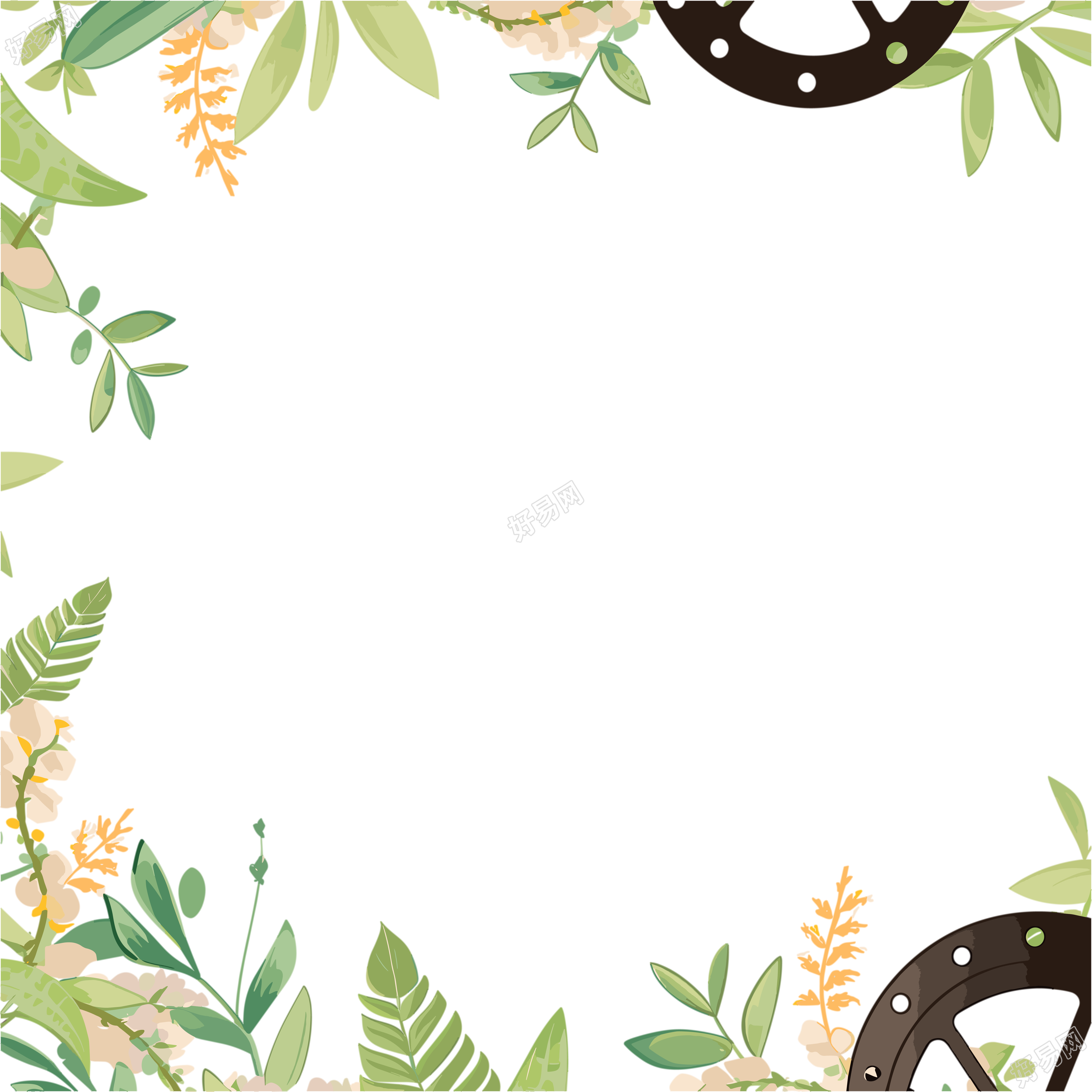 电影胶片边框插画