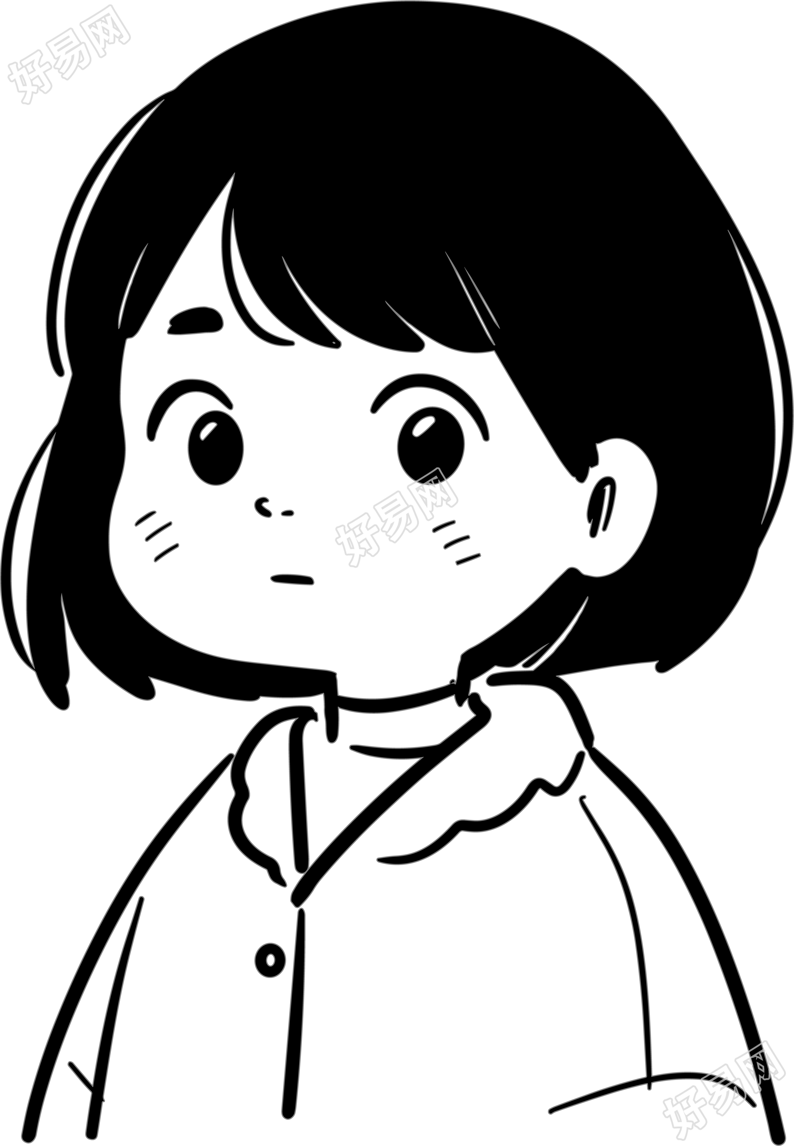 卡通人物简笔画