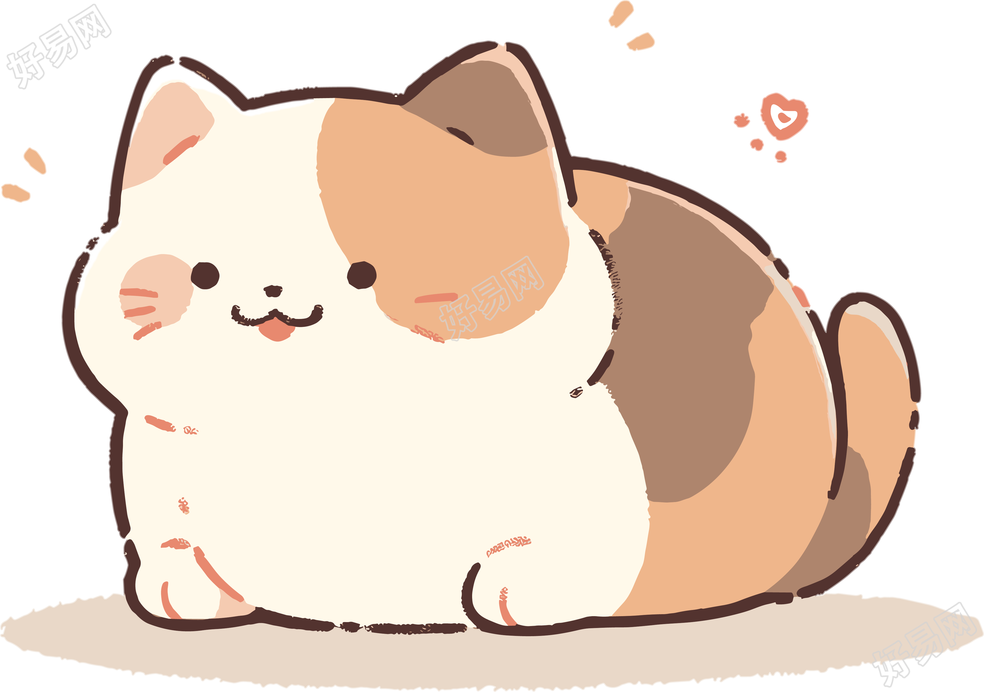 卡通猫商业设计元素
