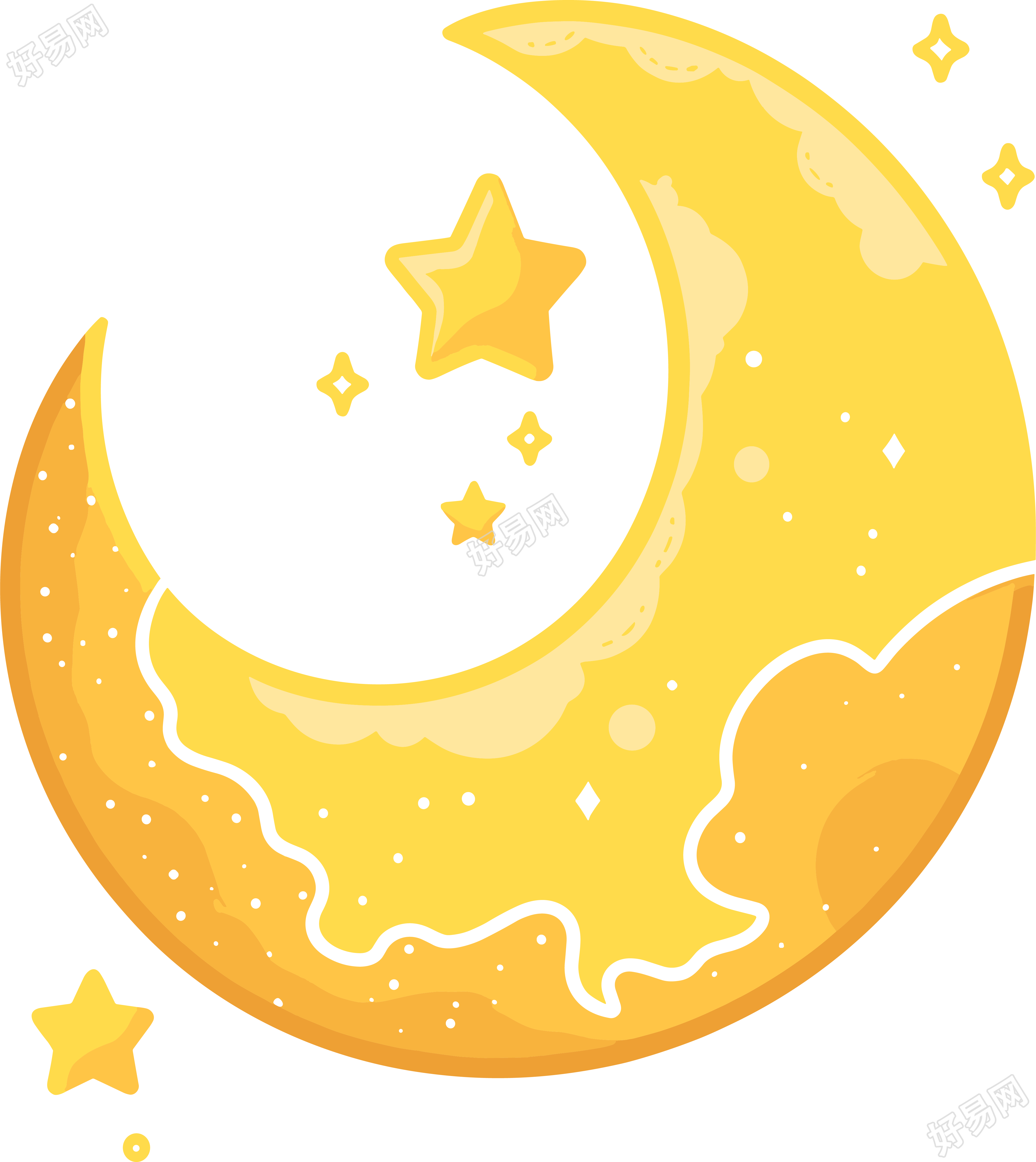 月亮高清PNG插图