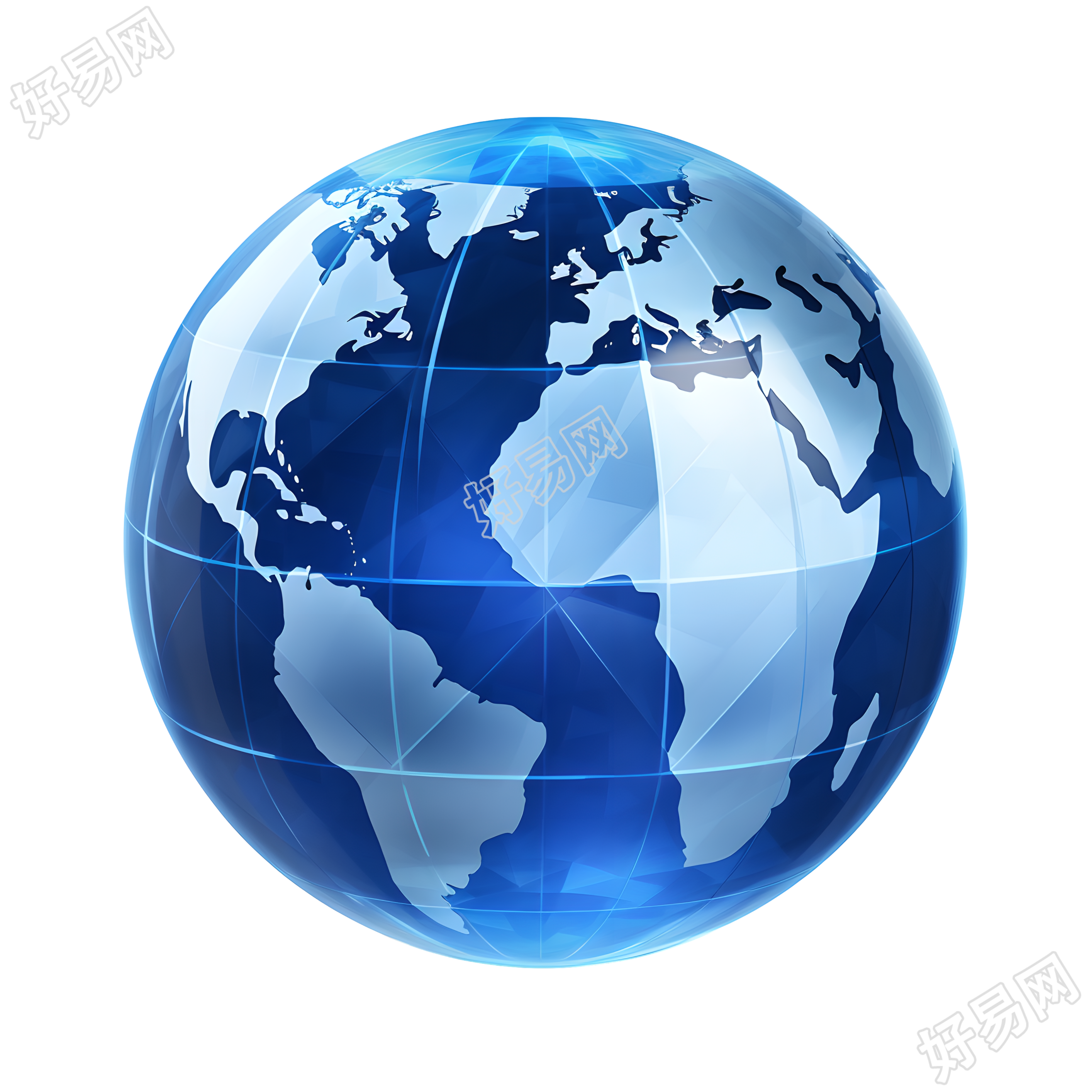 3D地球高清图标素材
