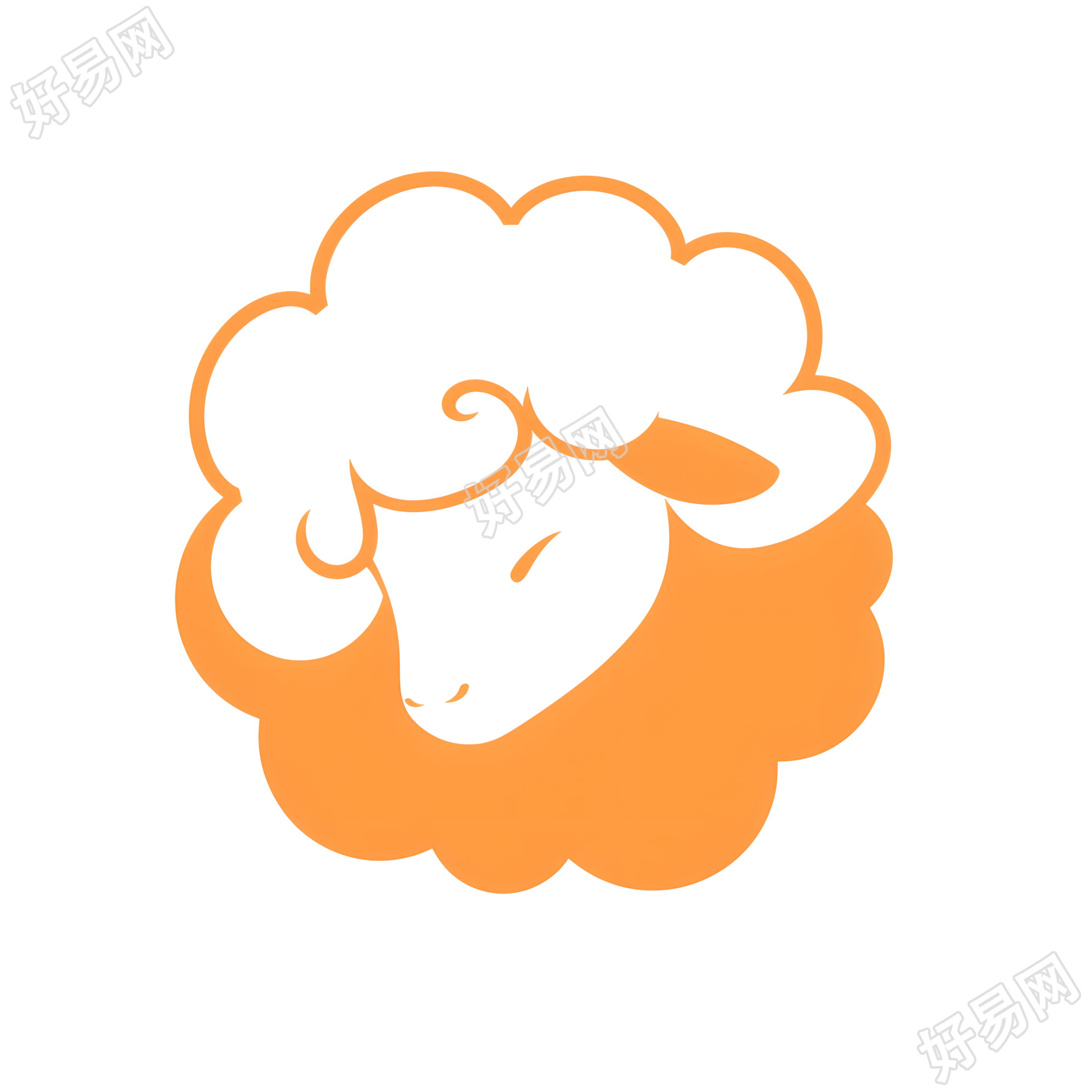 羊logo商业插画设计