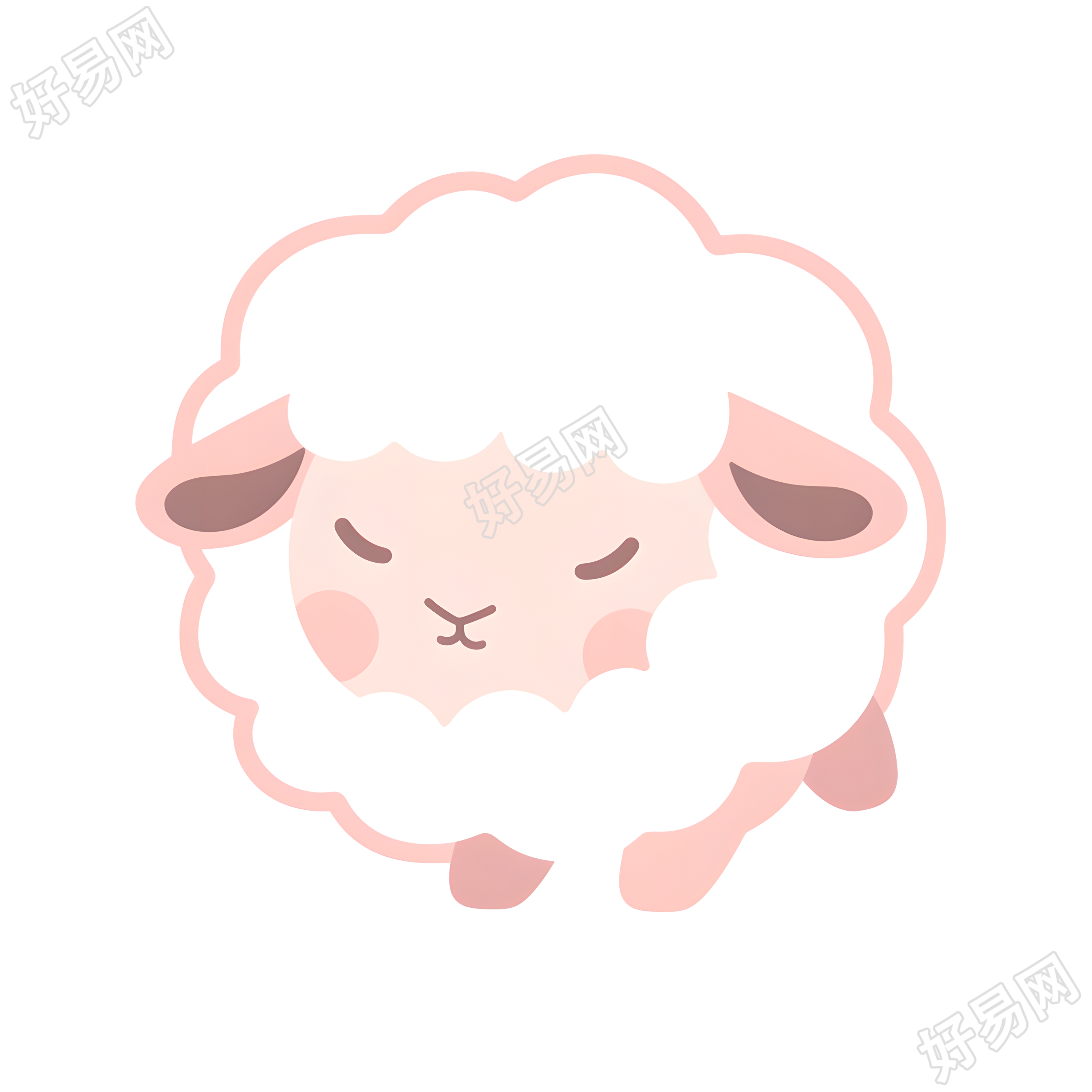 羊logo透明背景图形素材