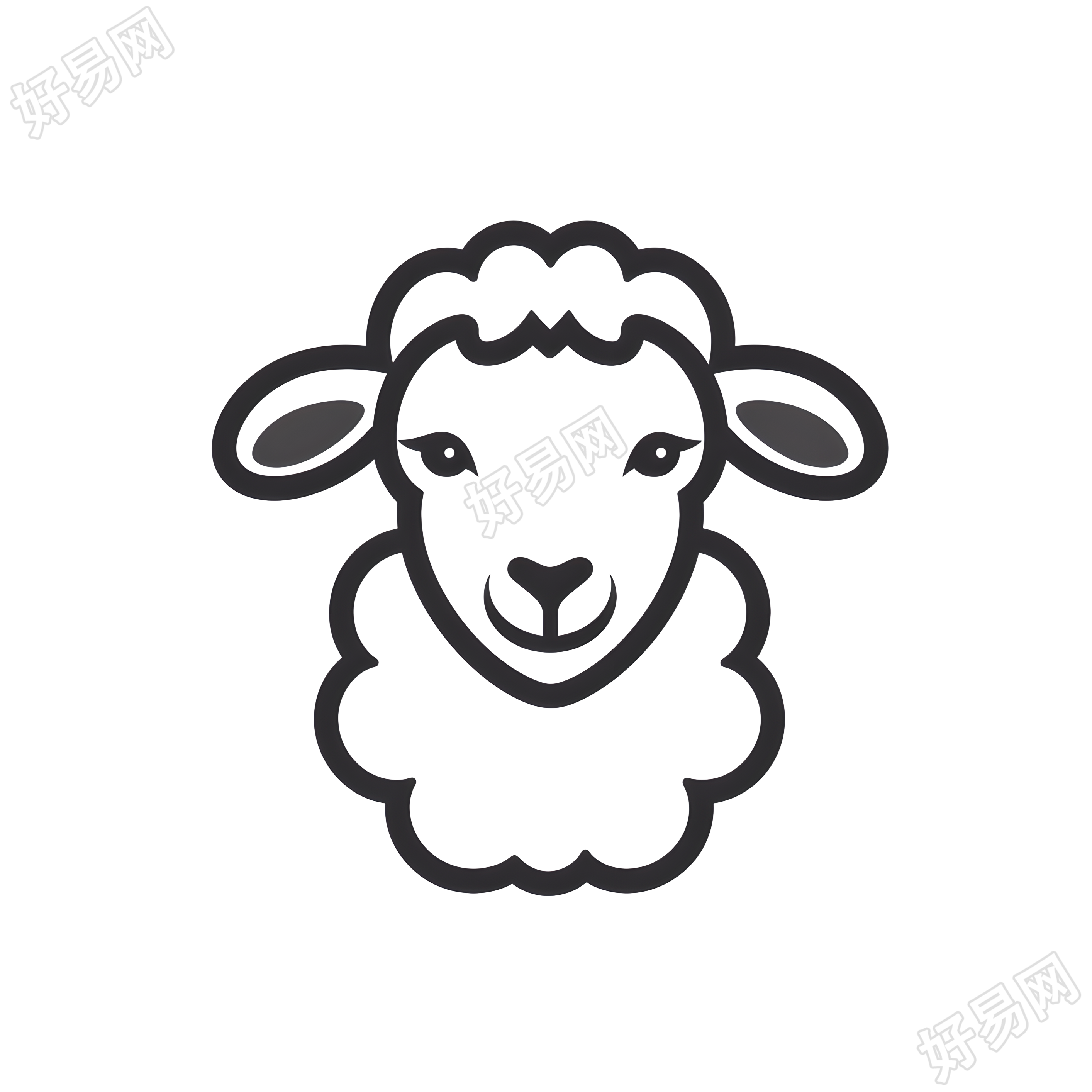 羊logo高清图形插画