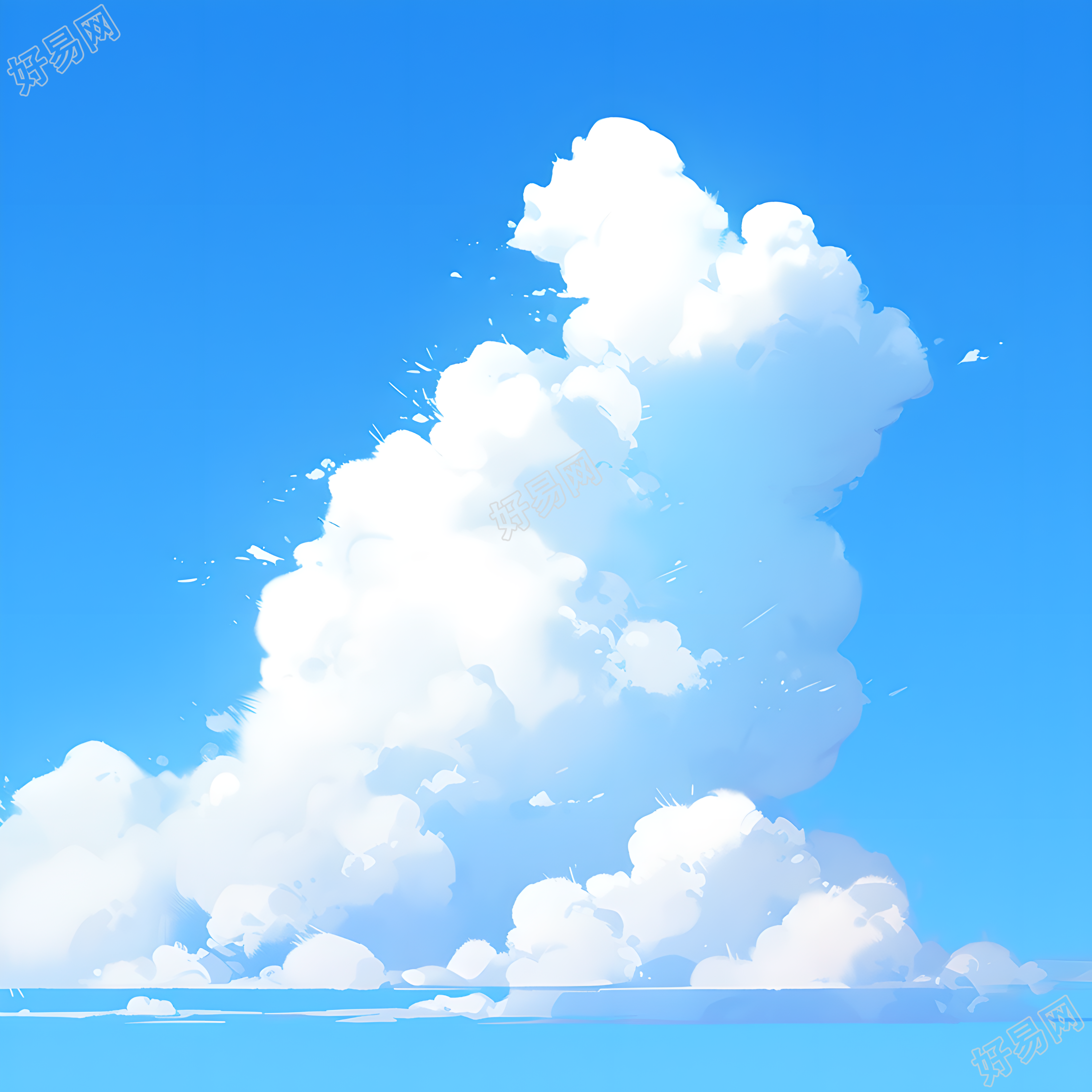 蓝天背景高清图形素材