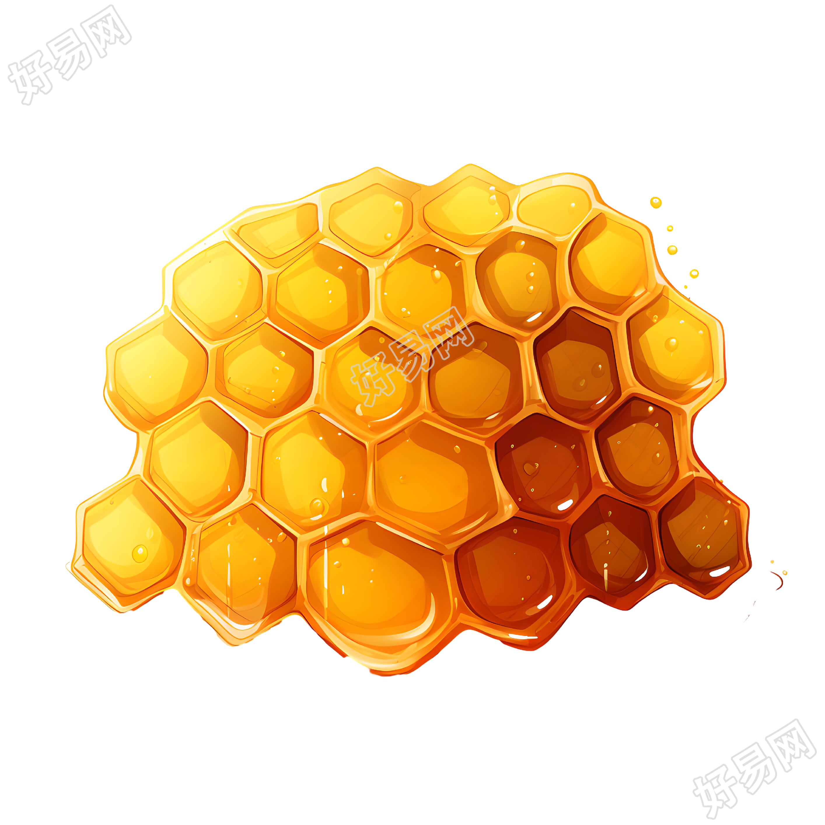 3D蜂巢可商用素材