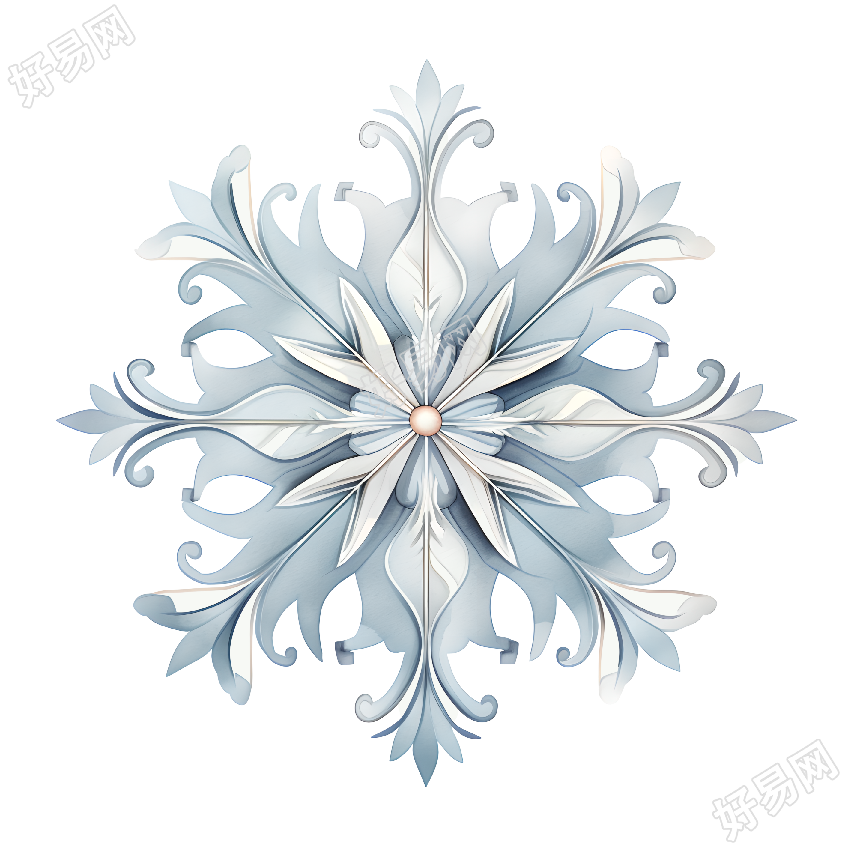 雪花素材设计元素