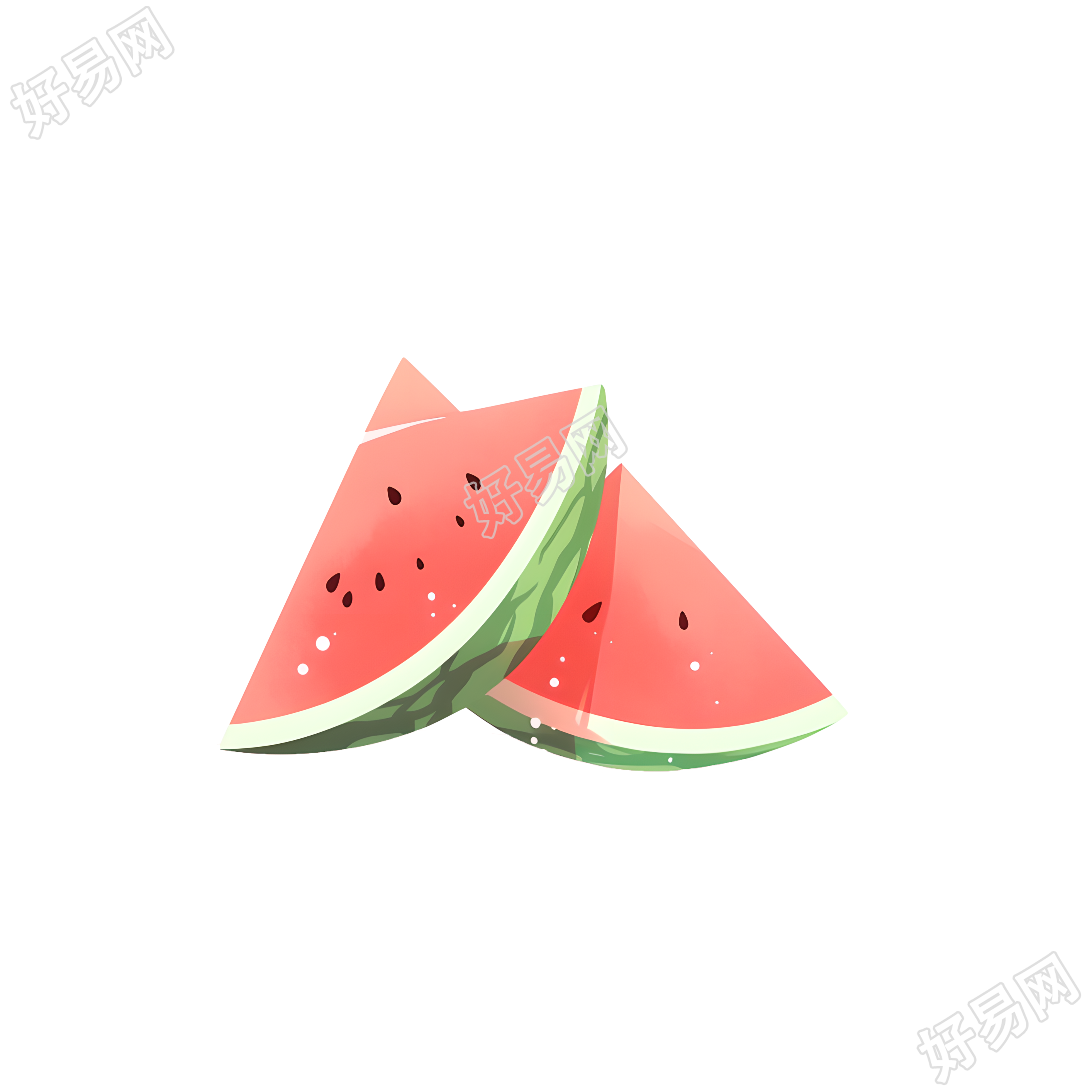 西瓜商业插图