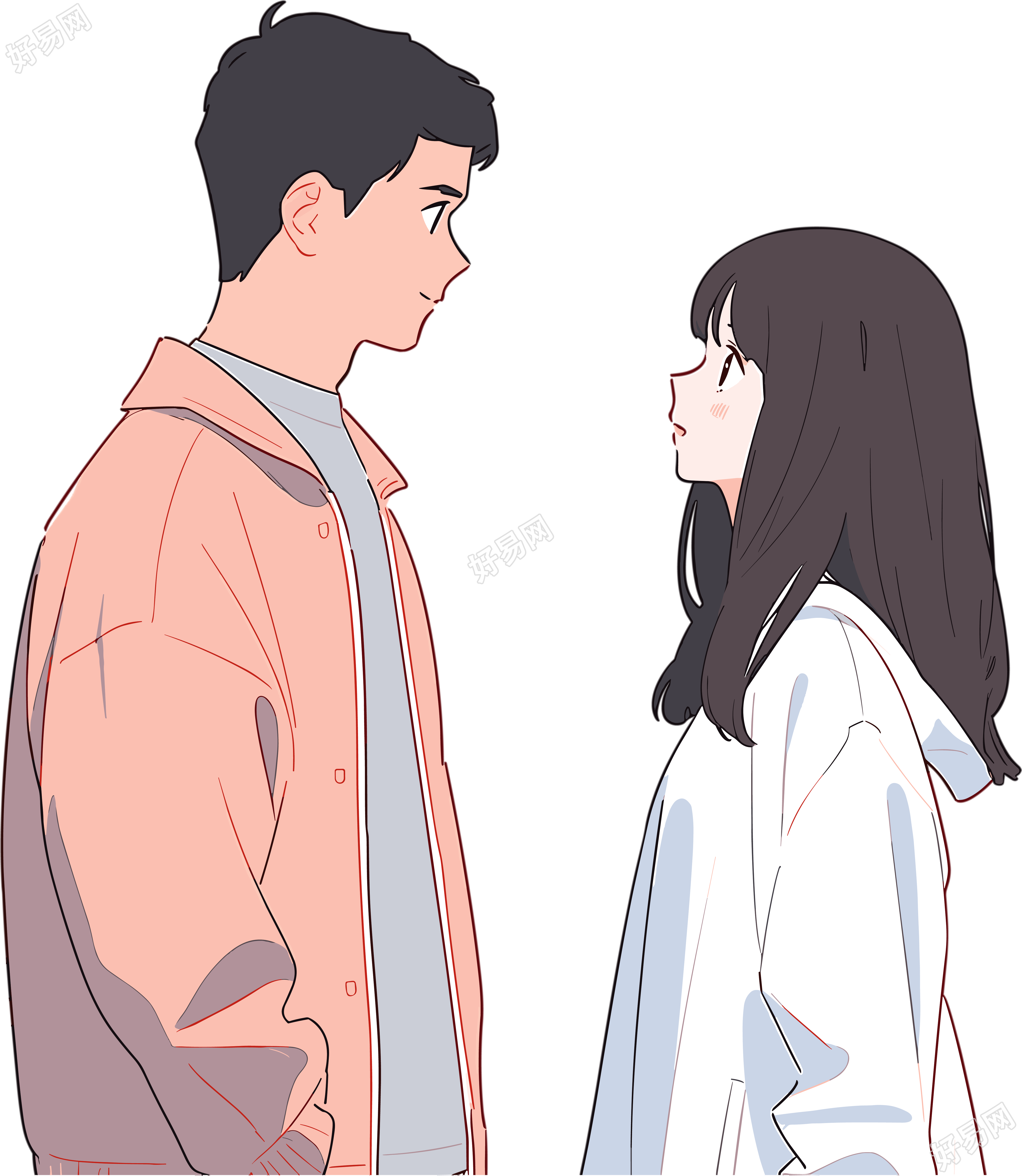 情侣商业设计元素