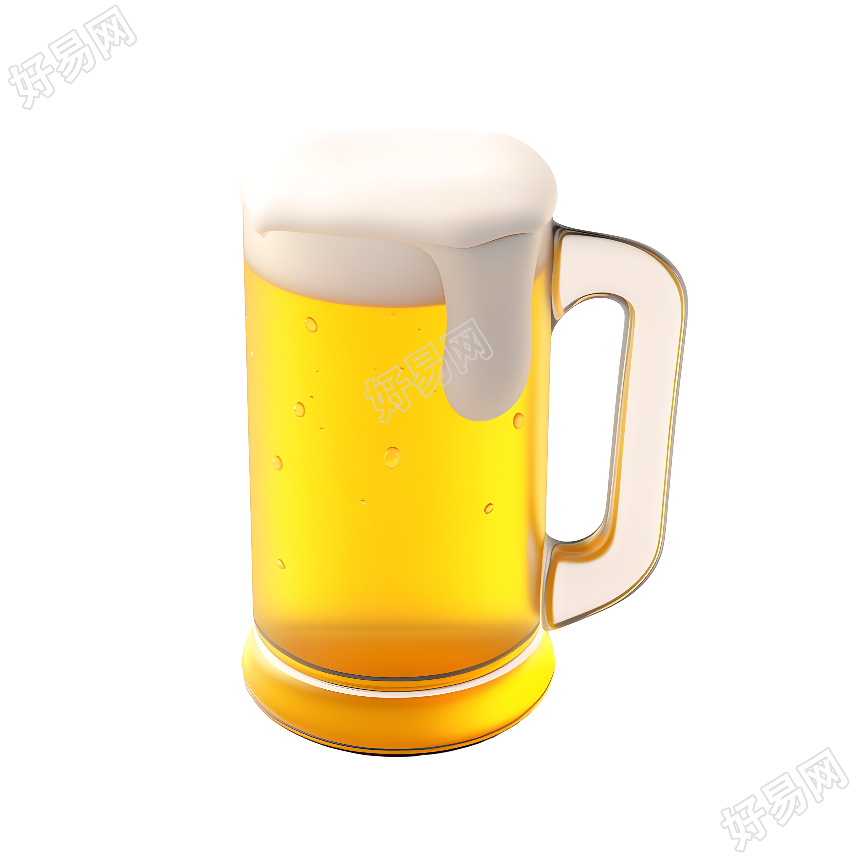 3D啤酒高质量插图