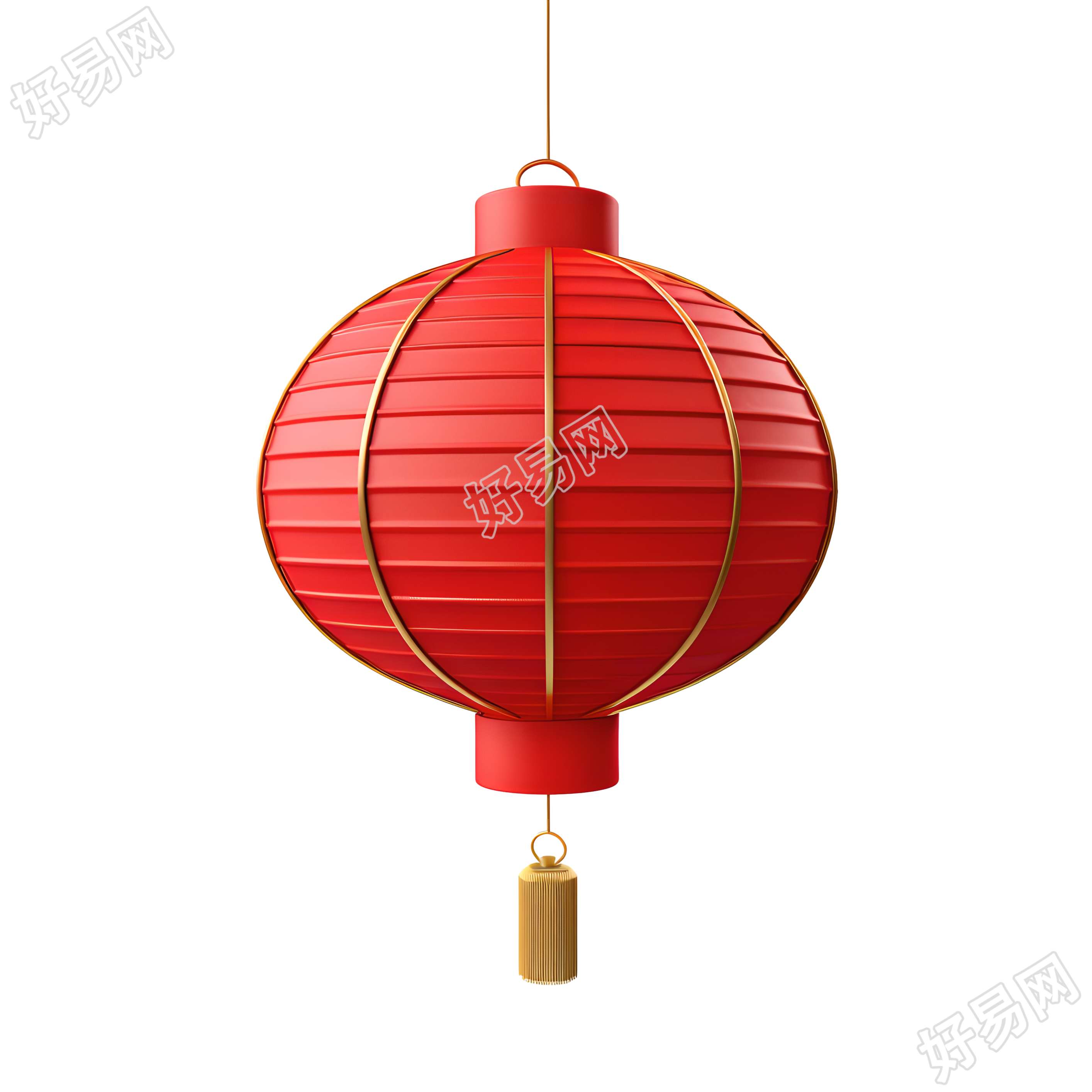 红灯笼精美中式插图