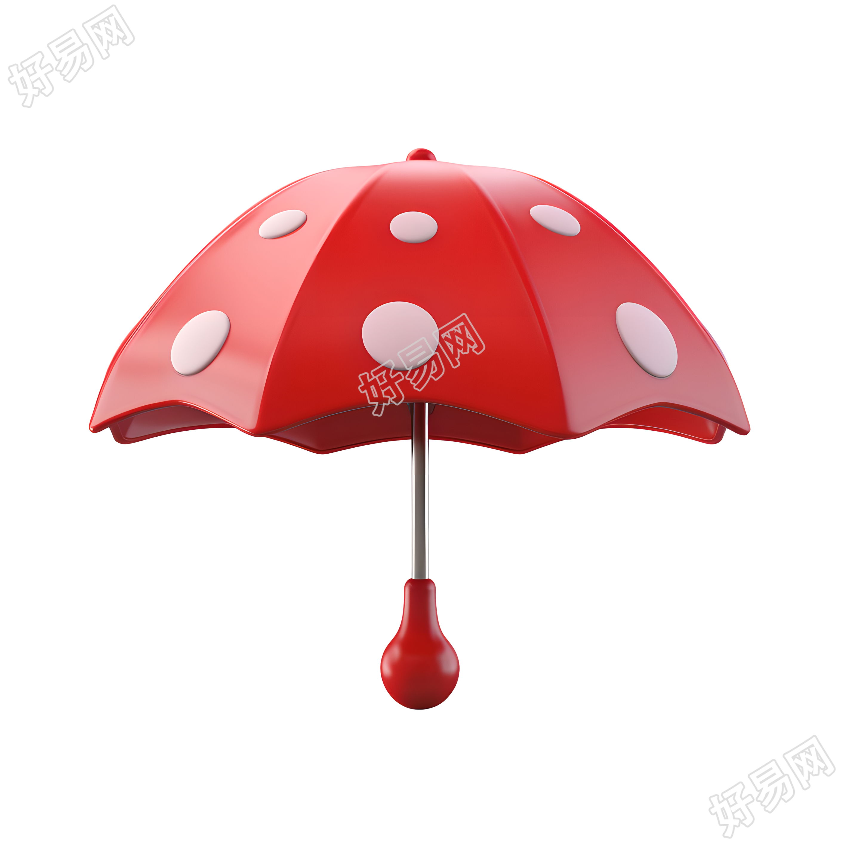 3D雨伞高清插画素材