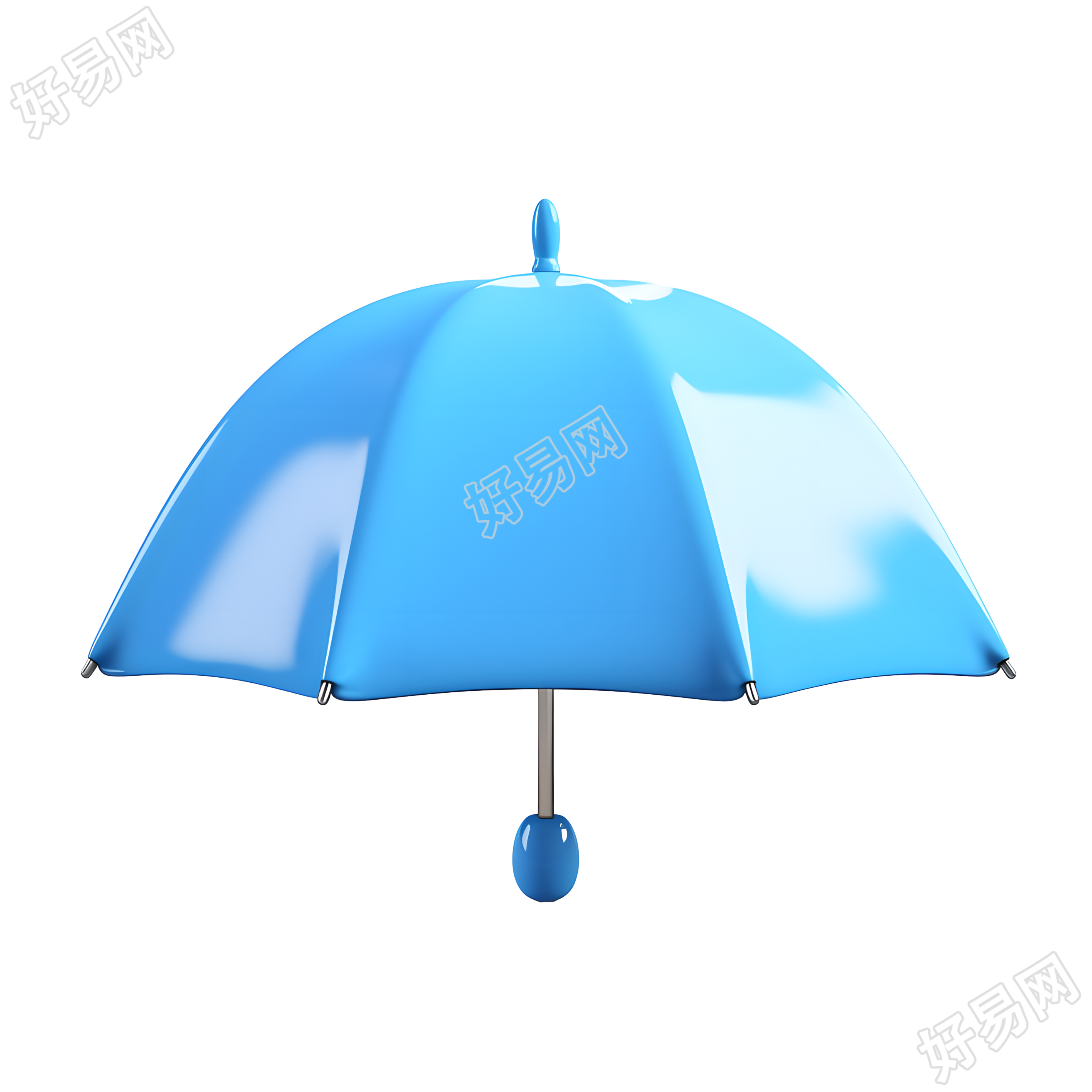 3D雨伞创意设计图形素材