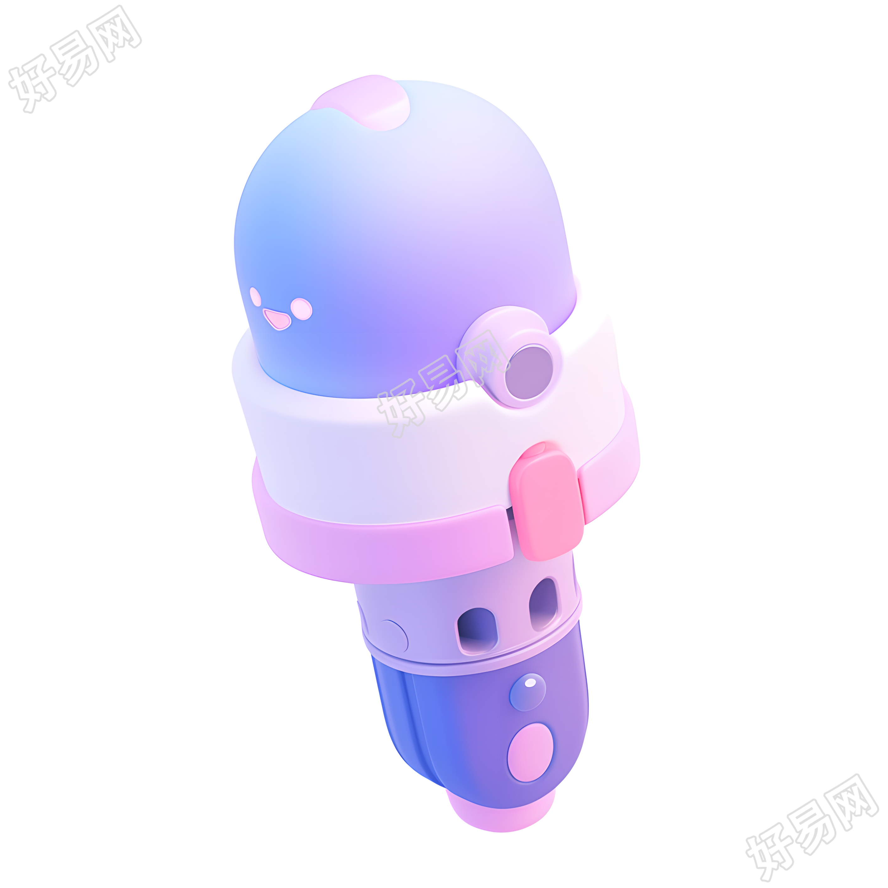 3D话筒可商用插画