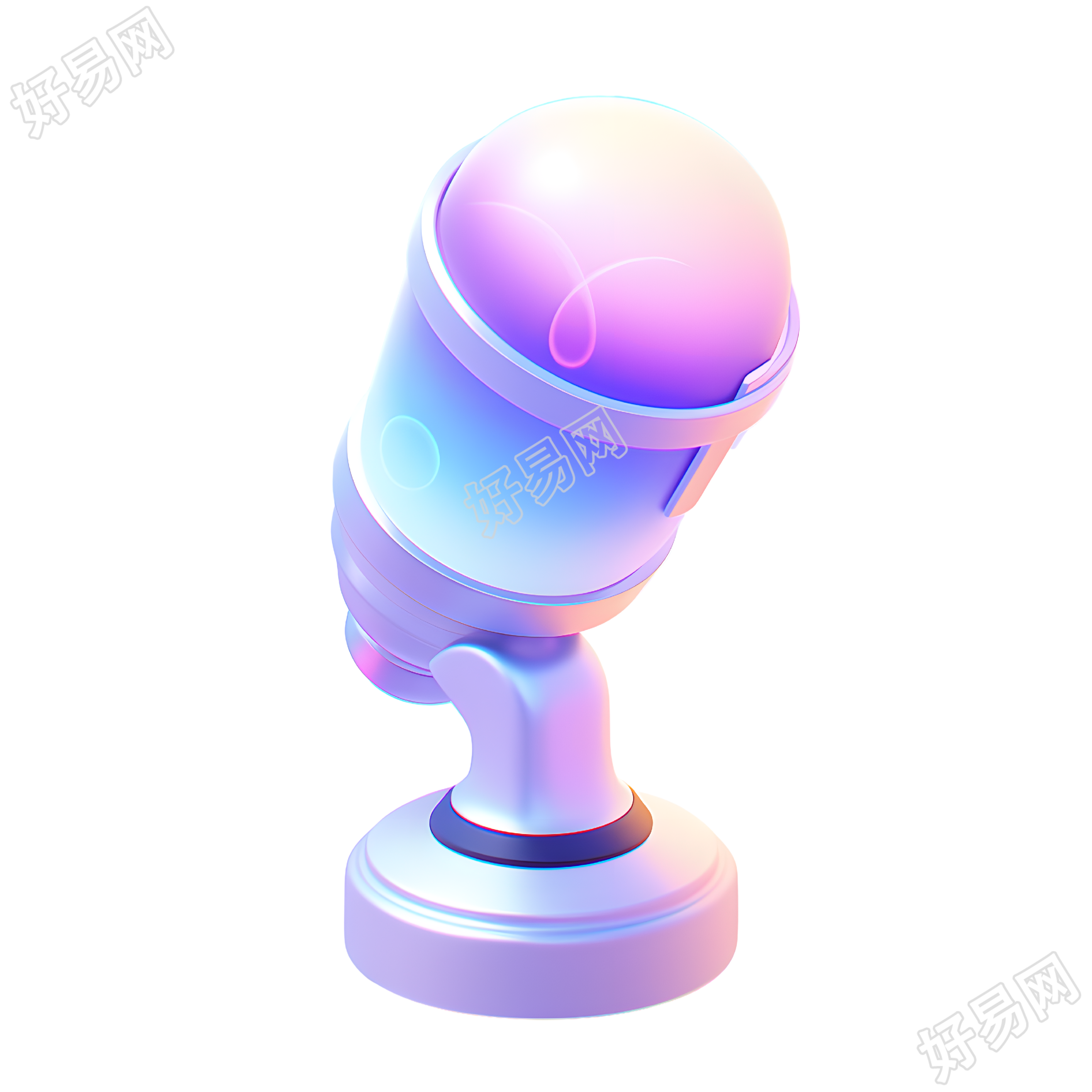 3D话筒可商用插画设计