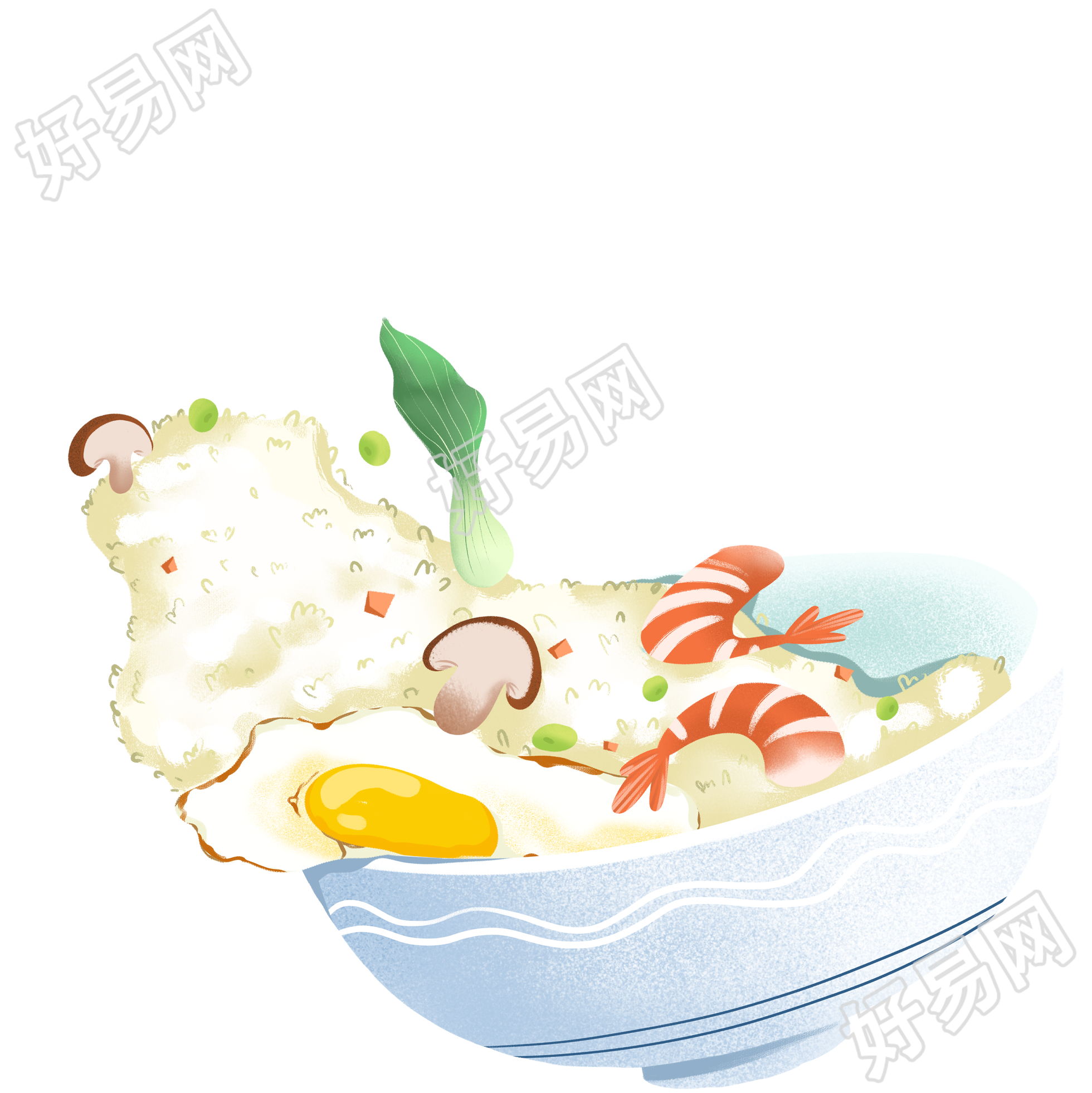 海鲜蛋炒饭幼儿园食谱插图