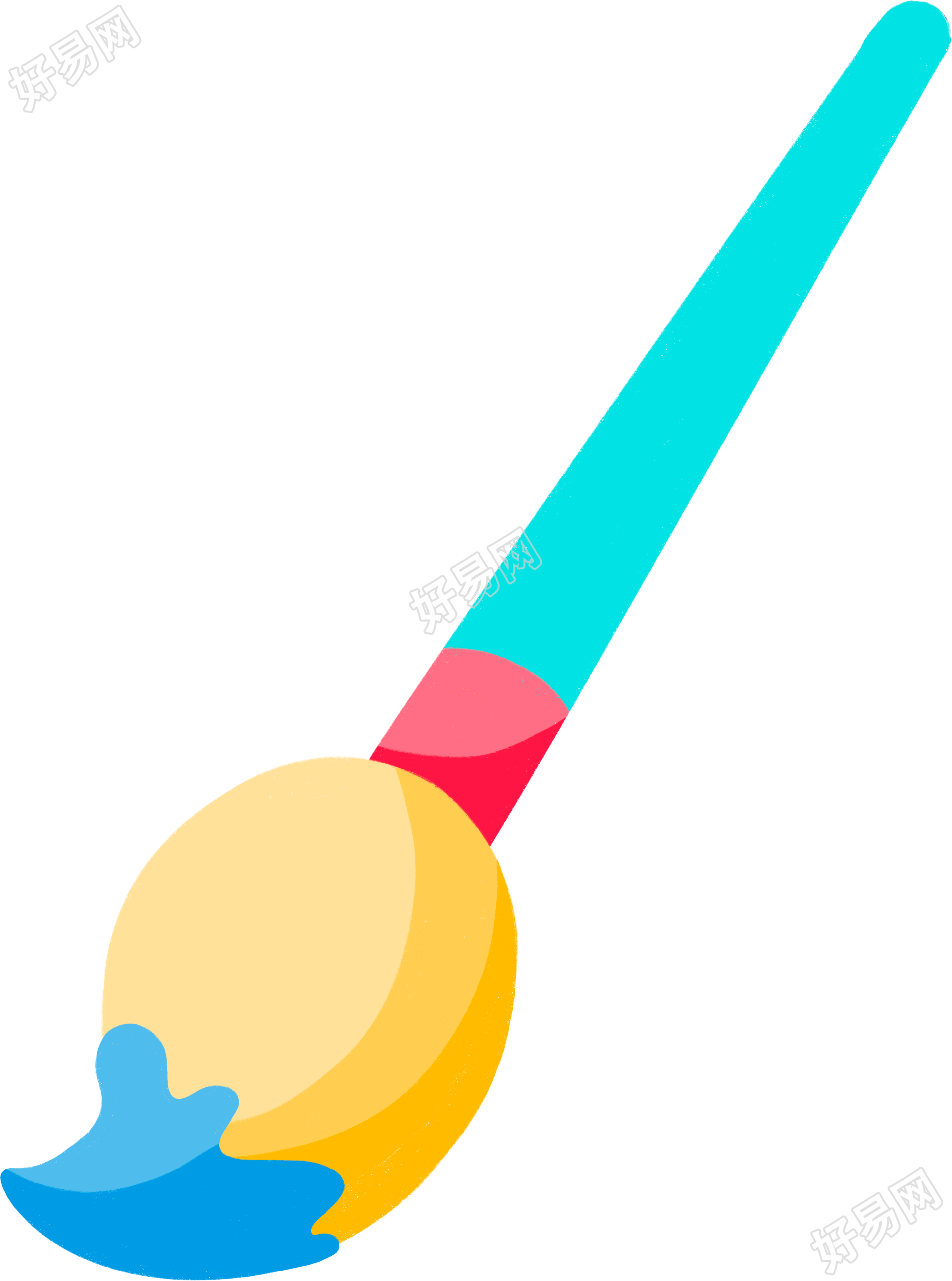 卡通画笔可爱童趣风插图
