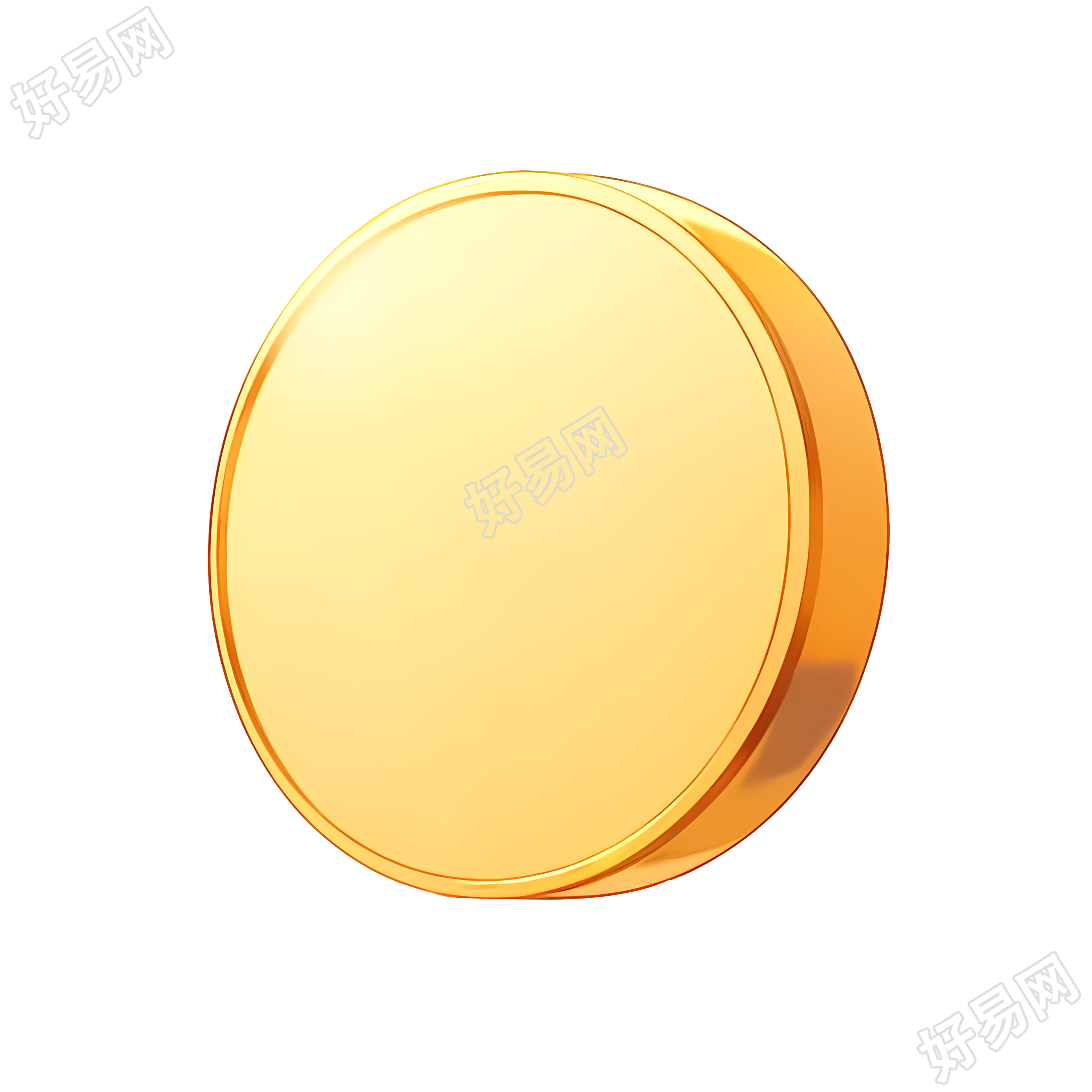 圆形金币PNG图形素材