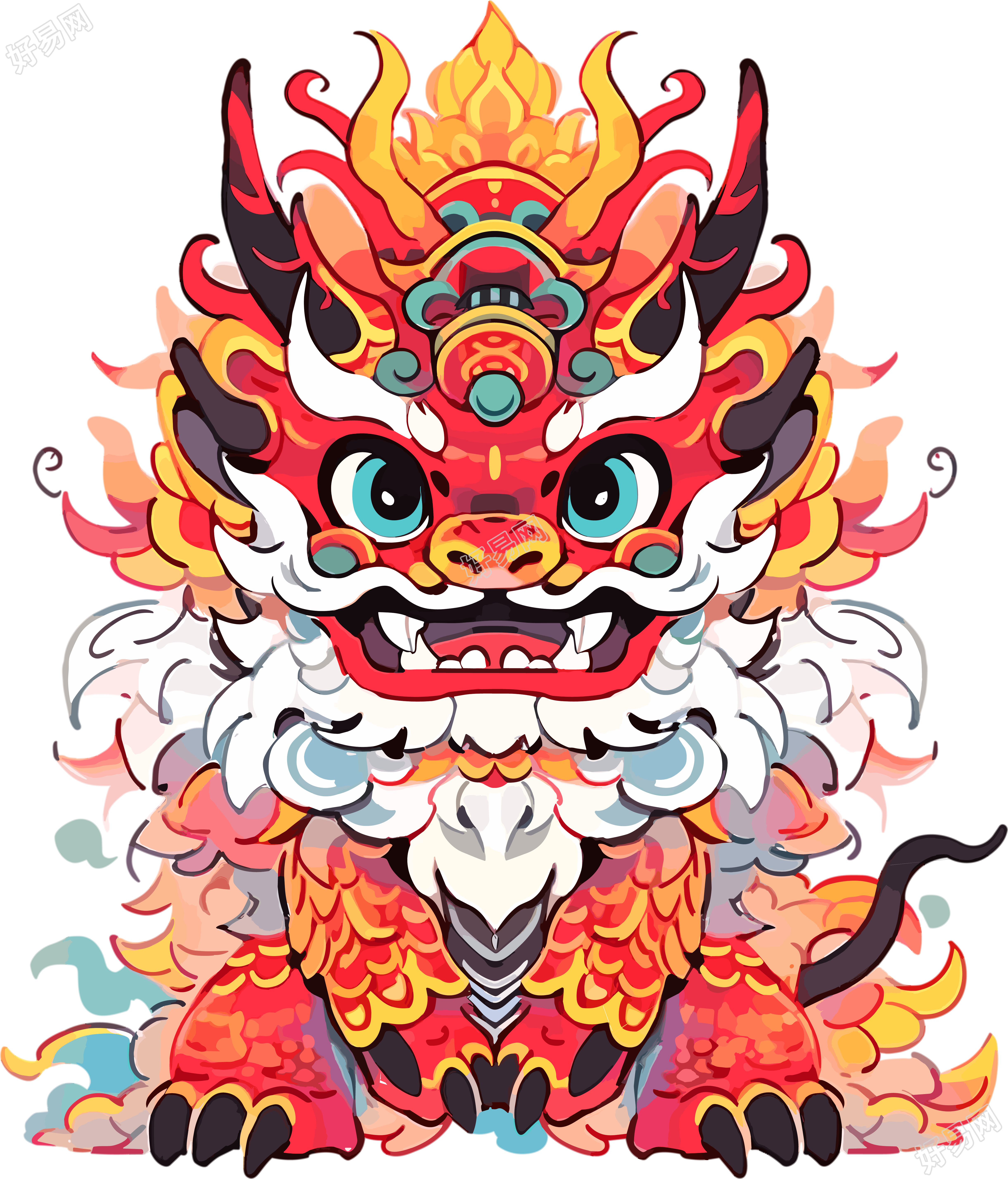中国龙高清创意设计图素材