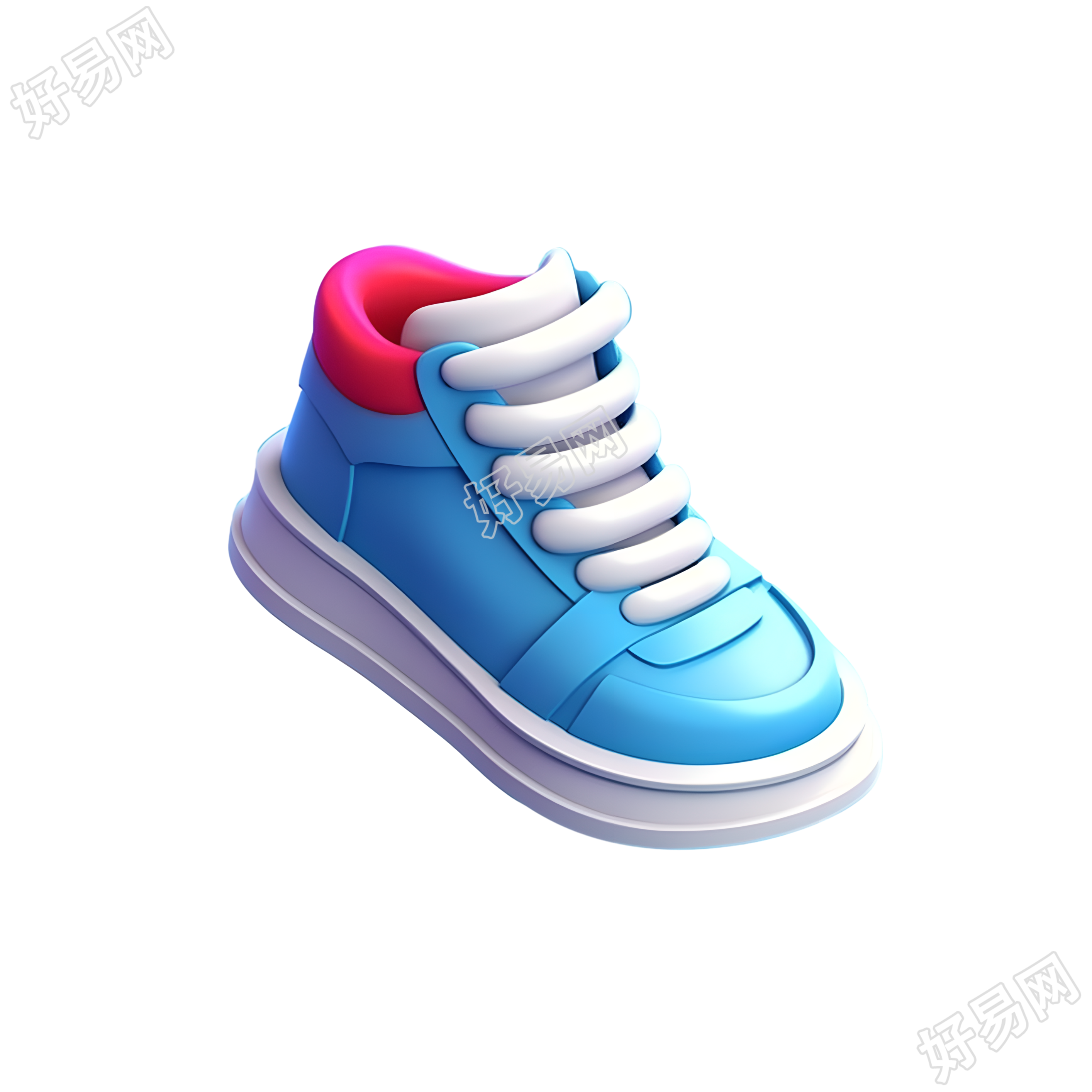 板鞋3D透明背景高清图形素材