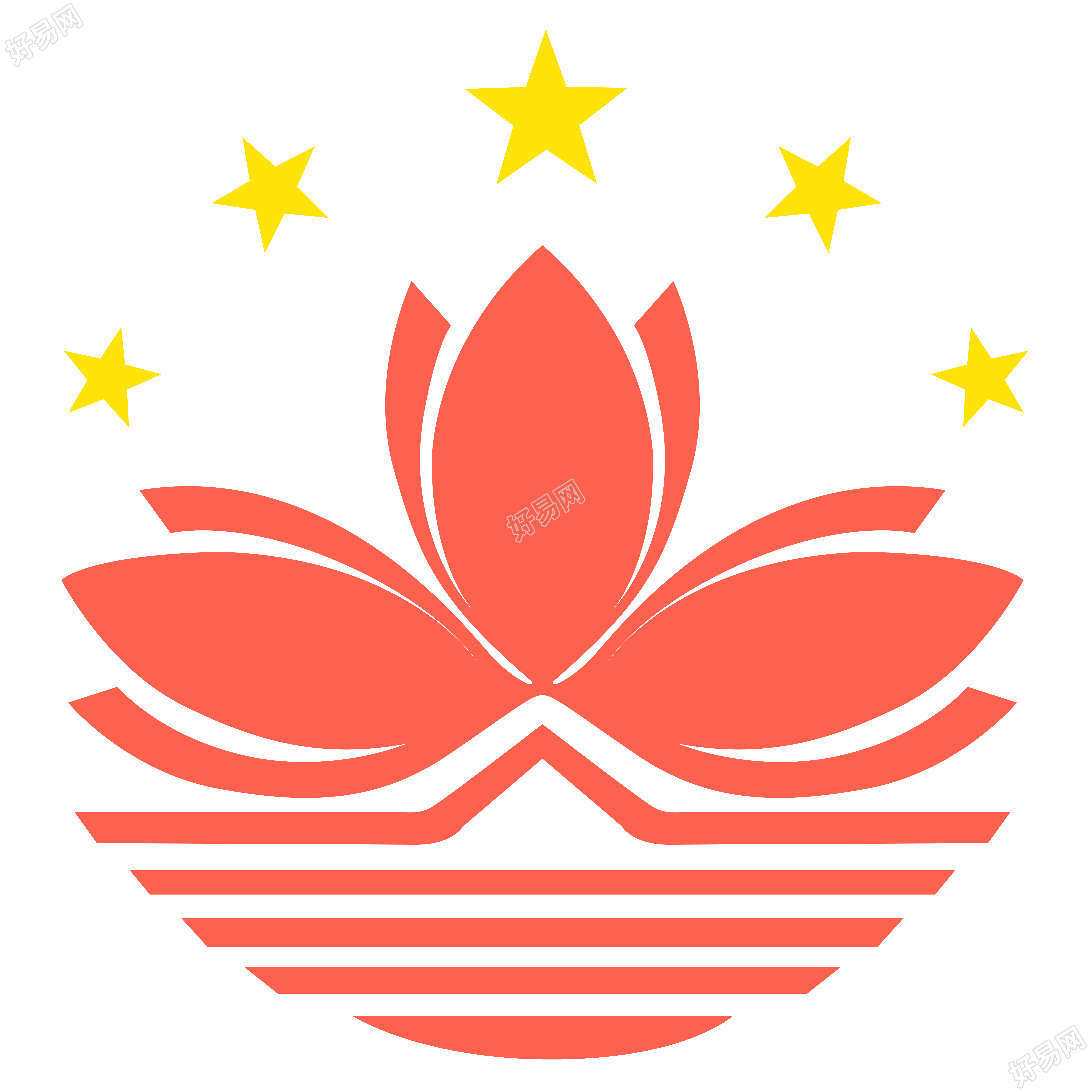 澳门回归纪念日创意插画