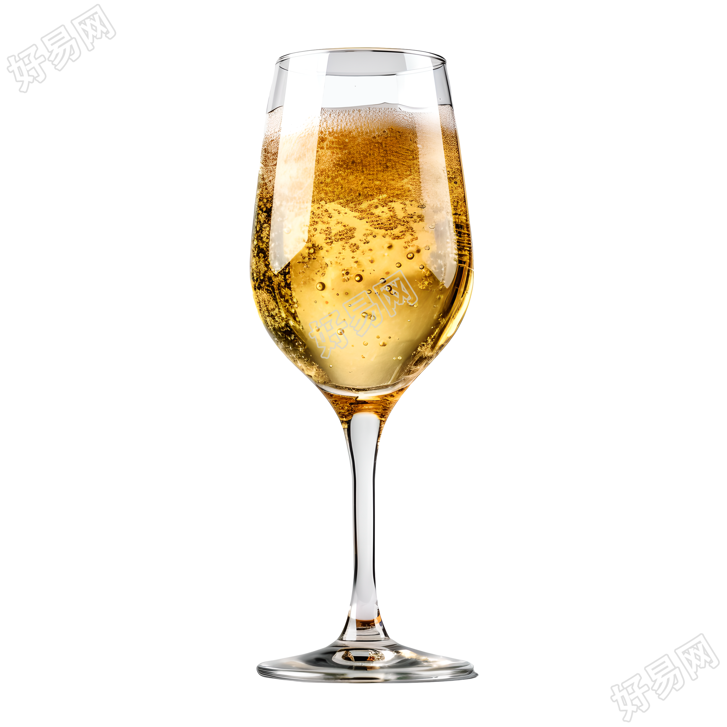 高脚杯内的美味鸡尾酒素材