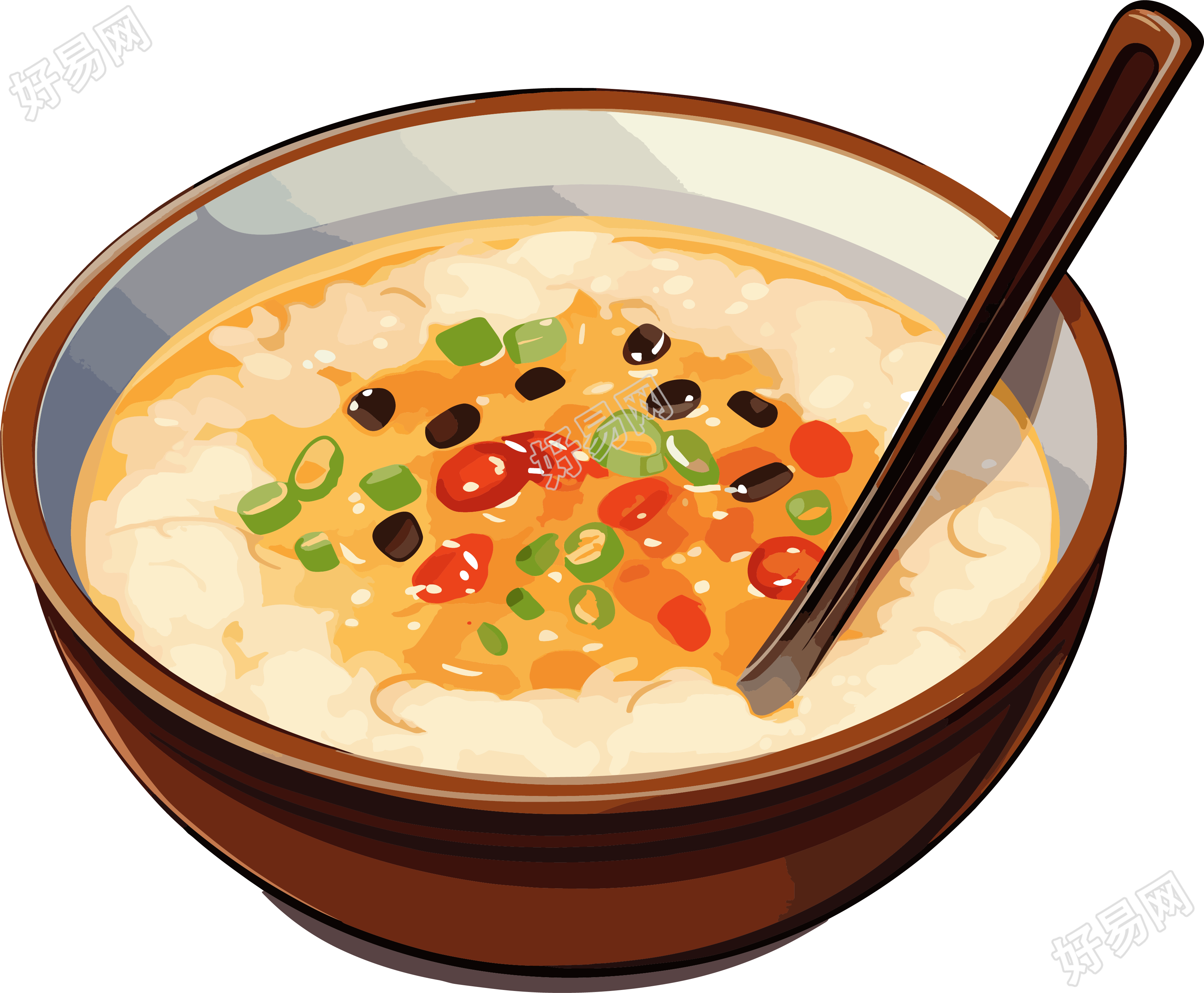 冬季烹饪美食蒸蛋素材