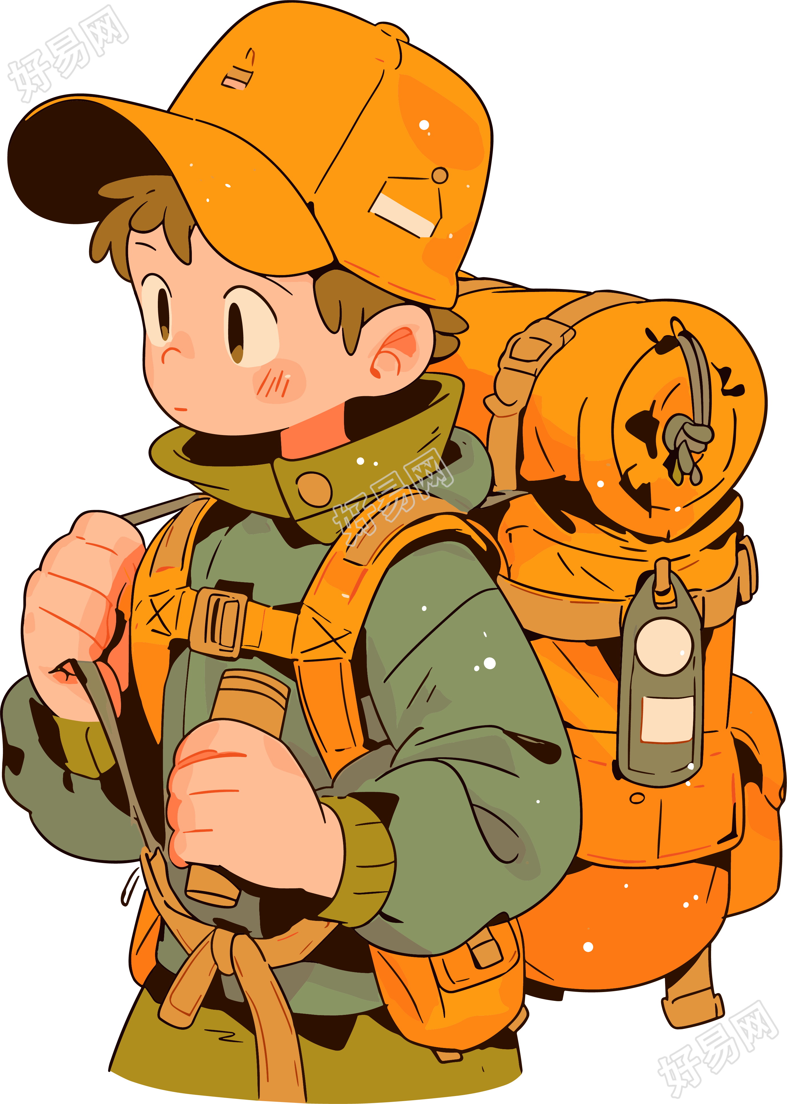探险少年高清插图