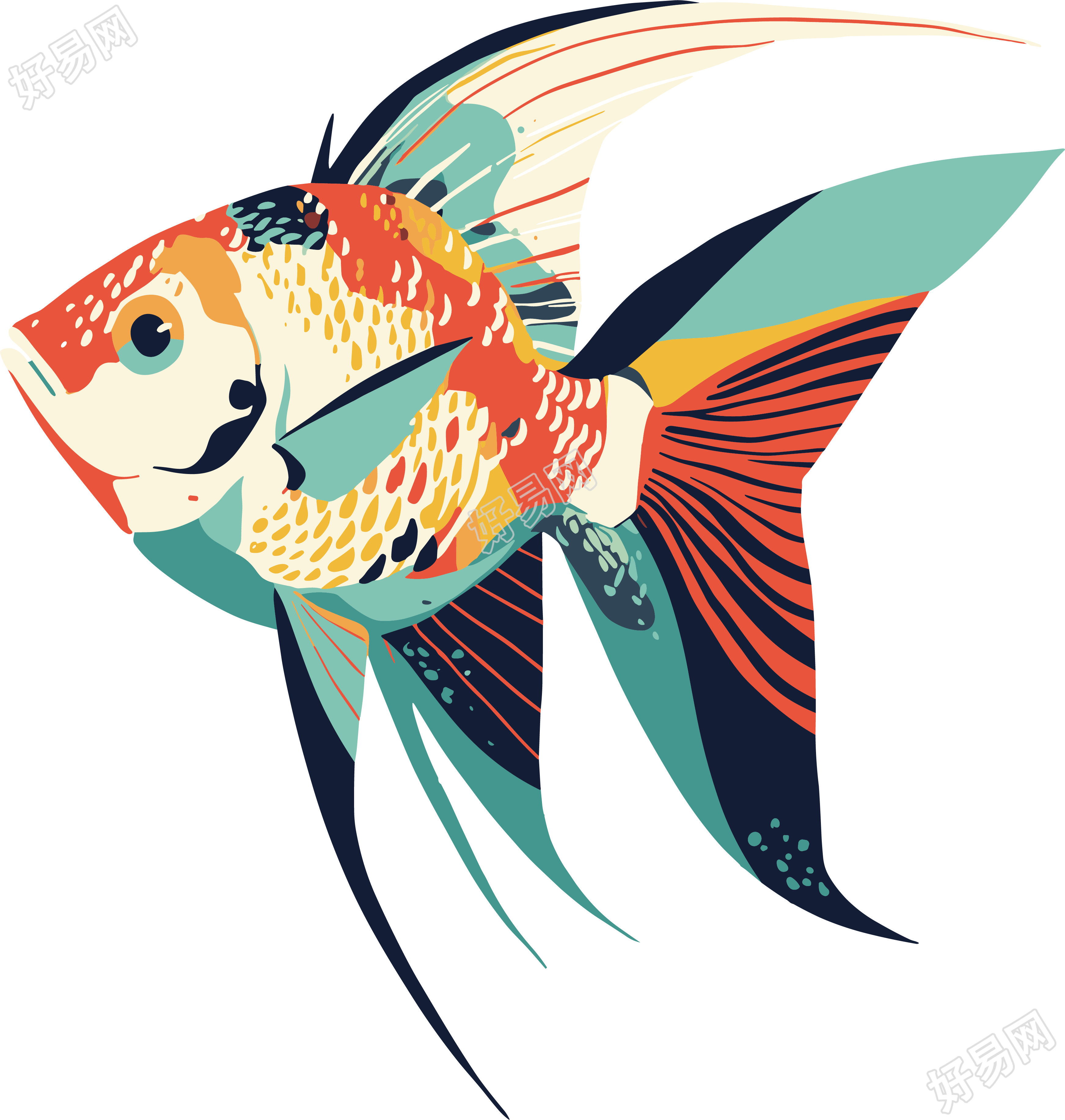 海洋鱼类PNG素材
