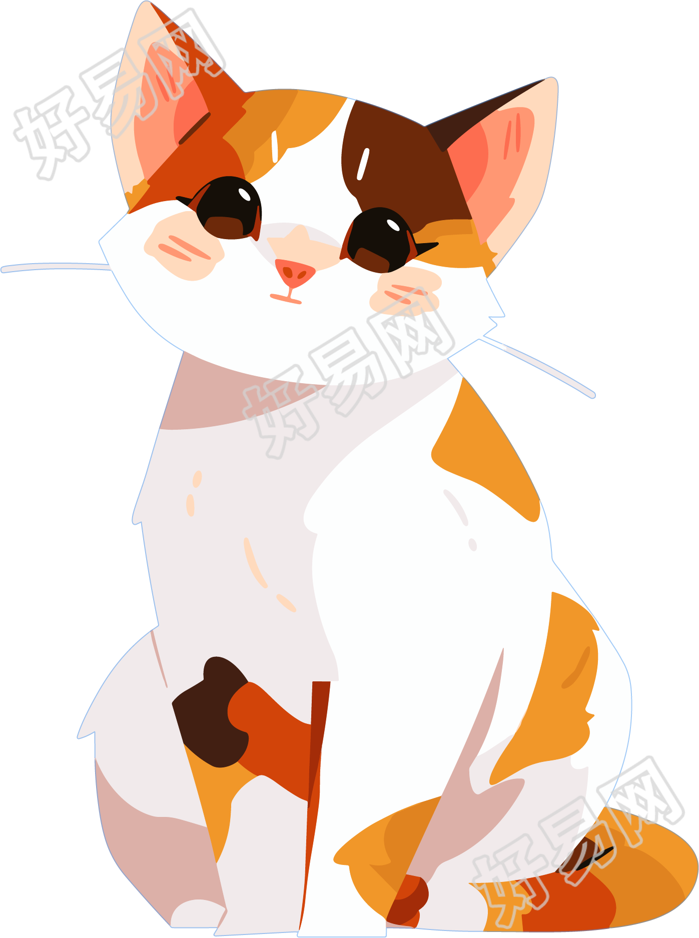 猫咪透明背景素材
