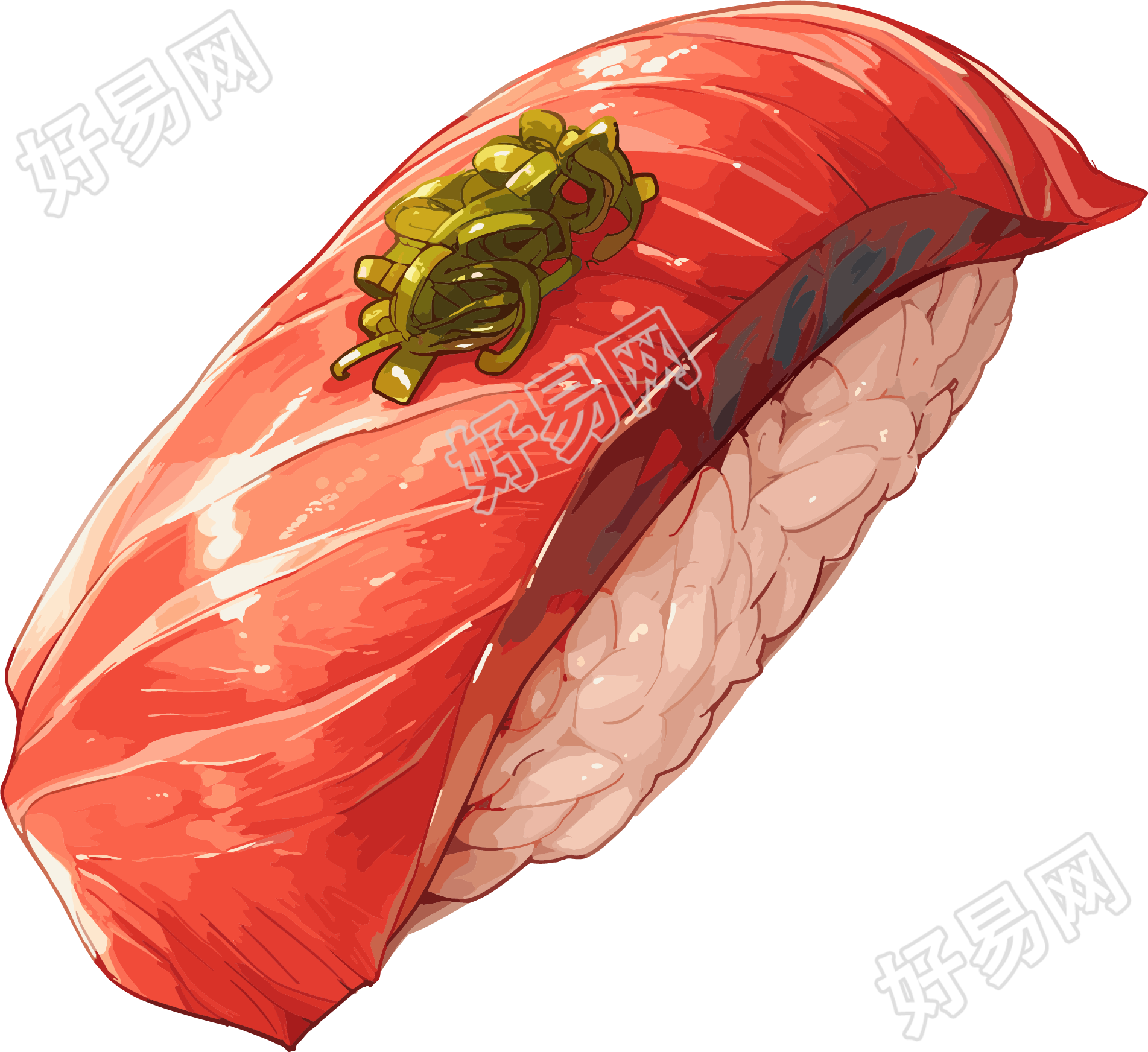 寿司插画素材