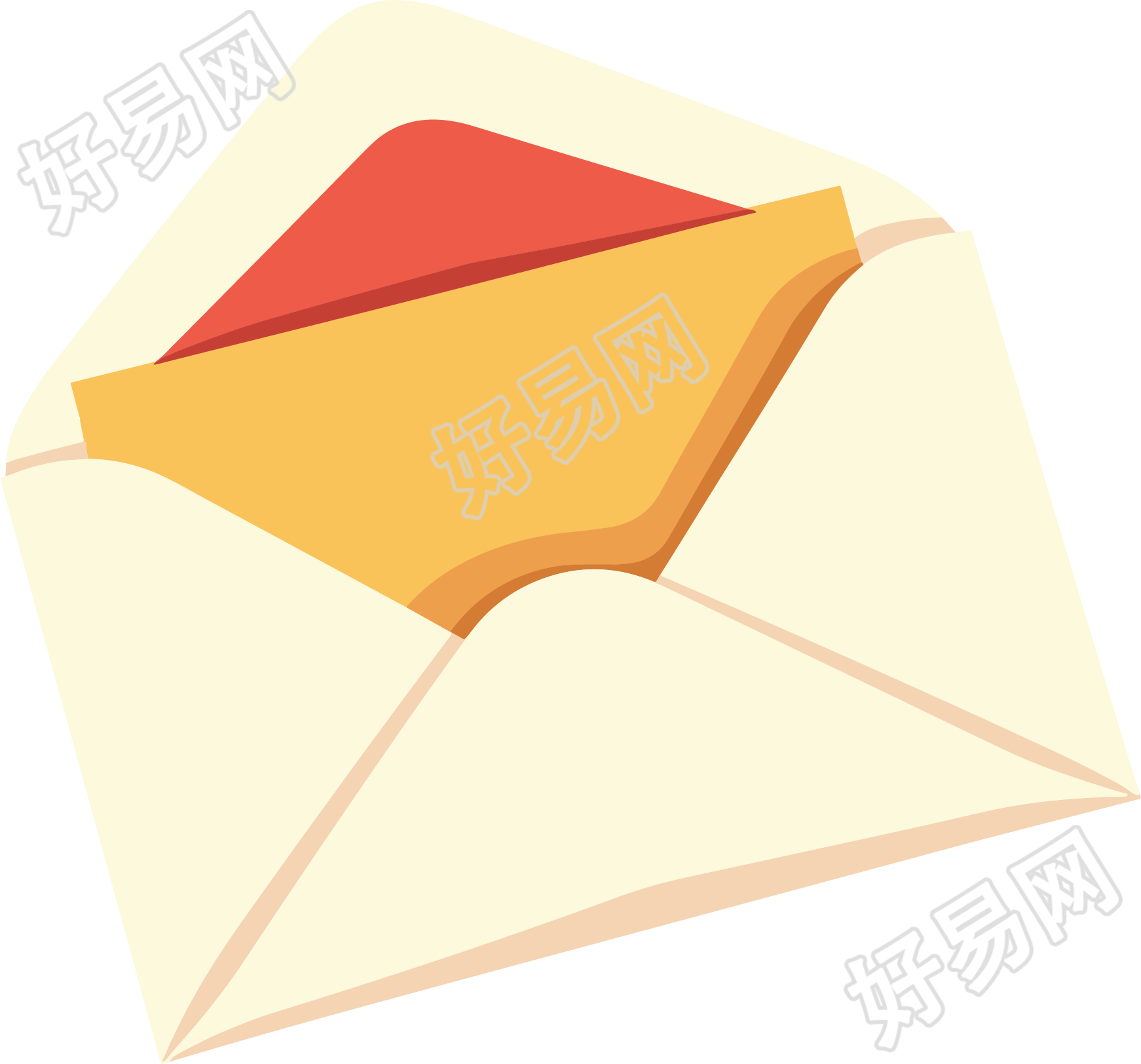 信封透明背景素材