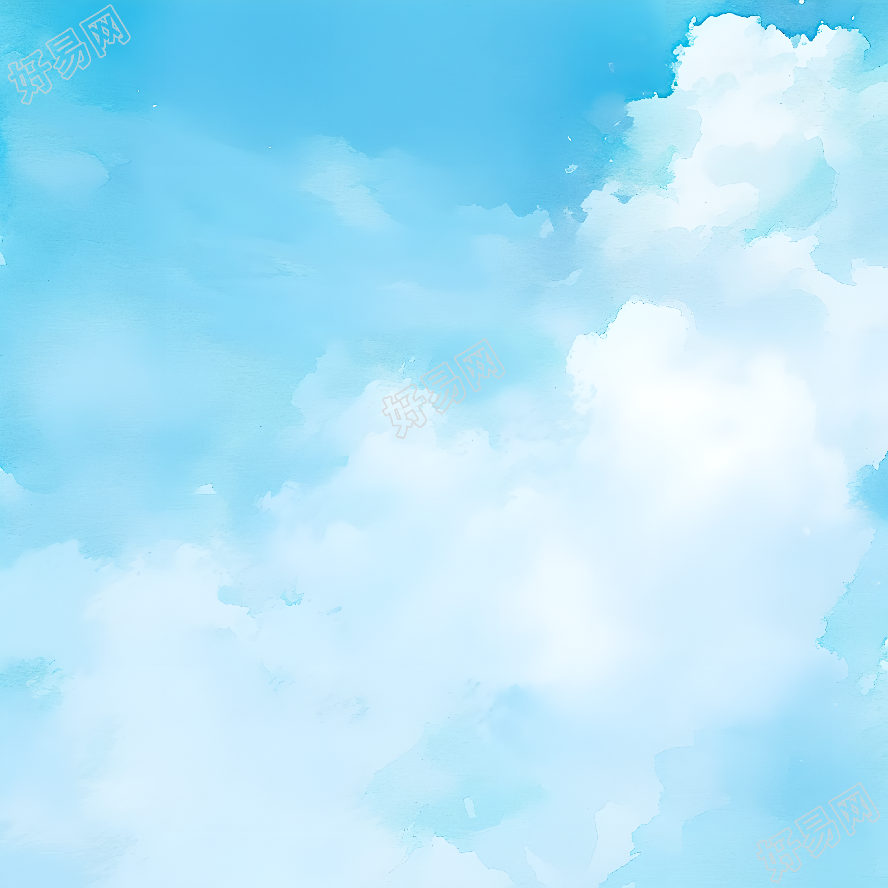 天空简单插图