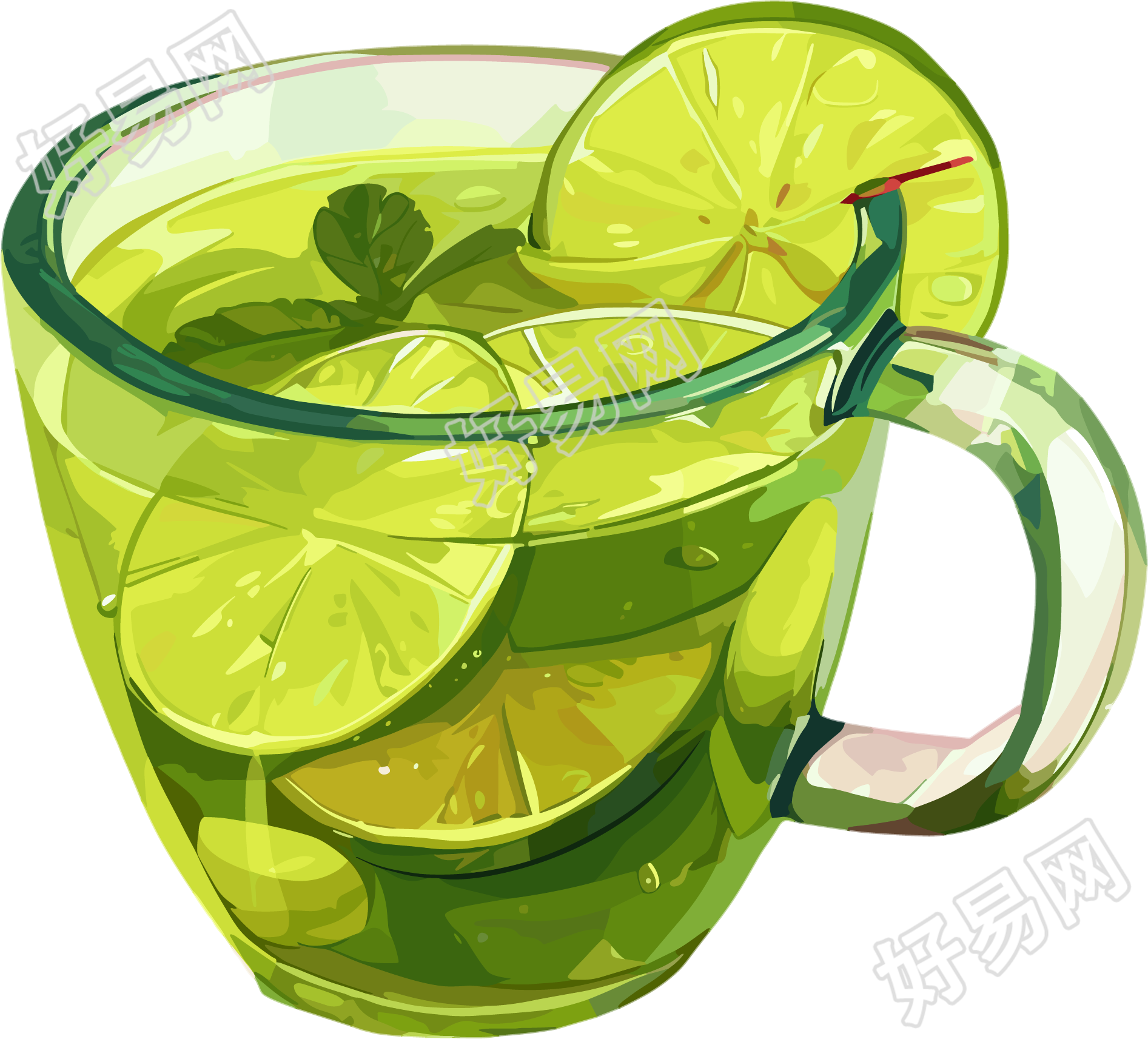 水果茶商业设计元素
