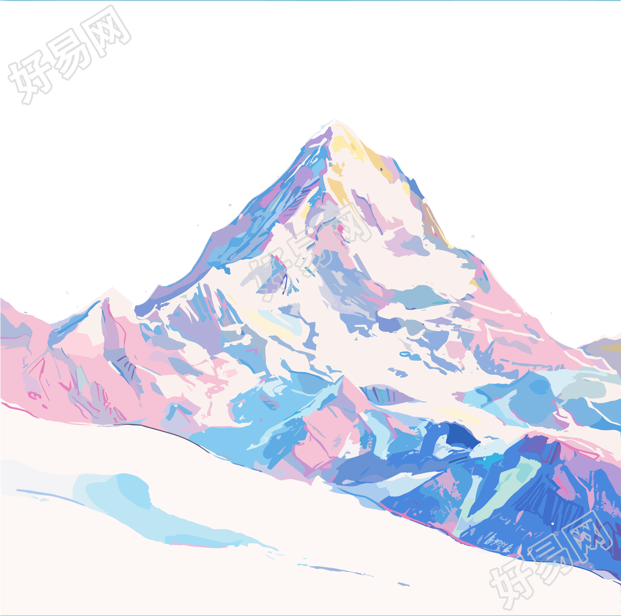 雪山美景插图