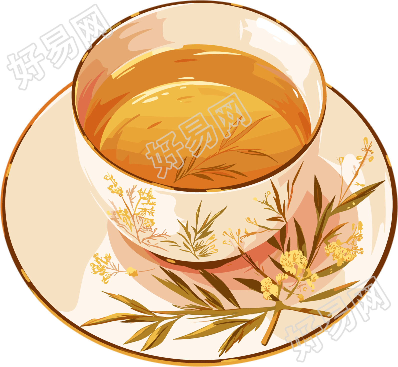 凉茶透明背景素材