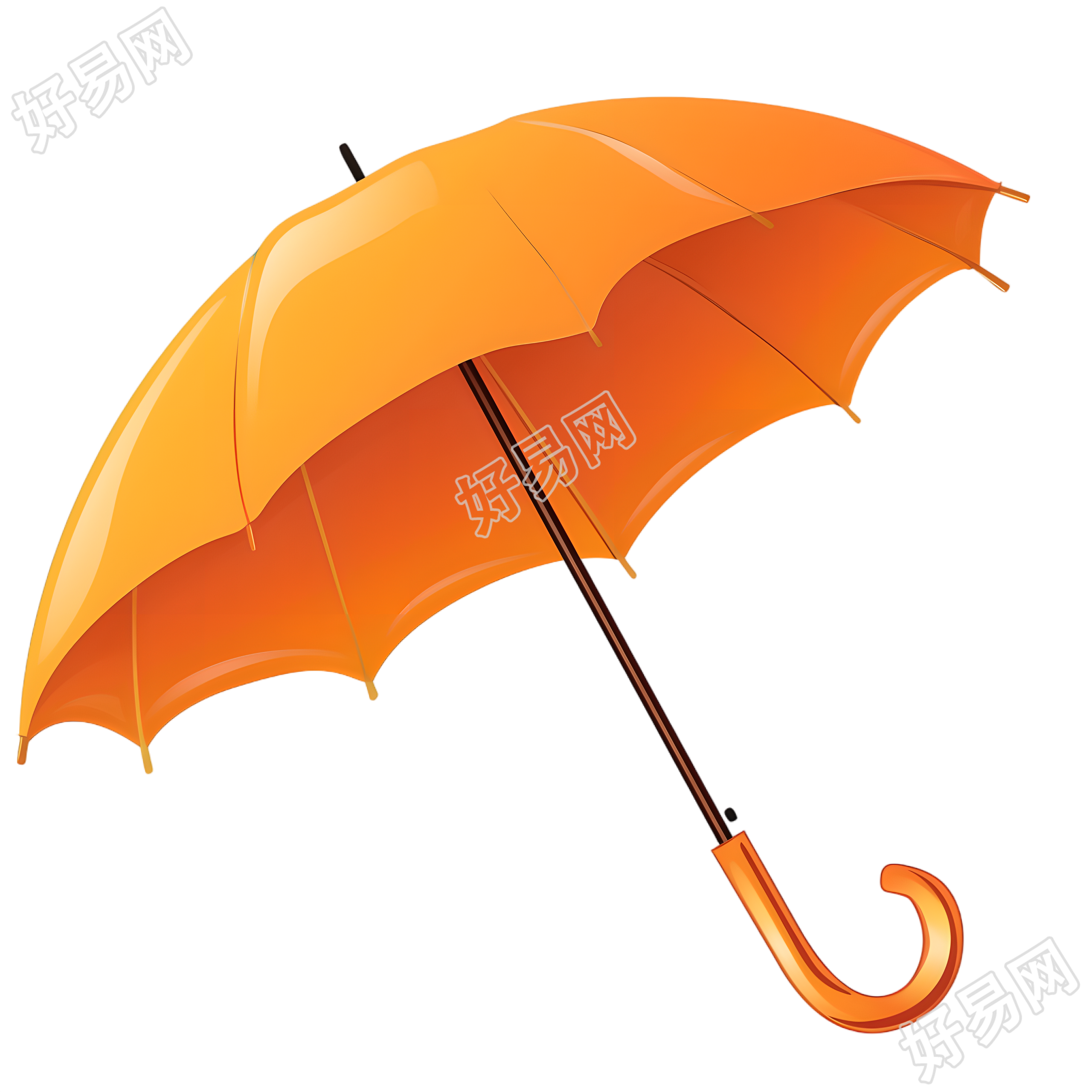 雷阵雨雨伞高清图形素材
