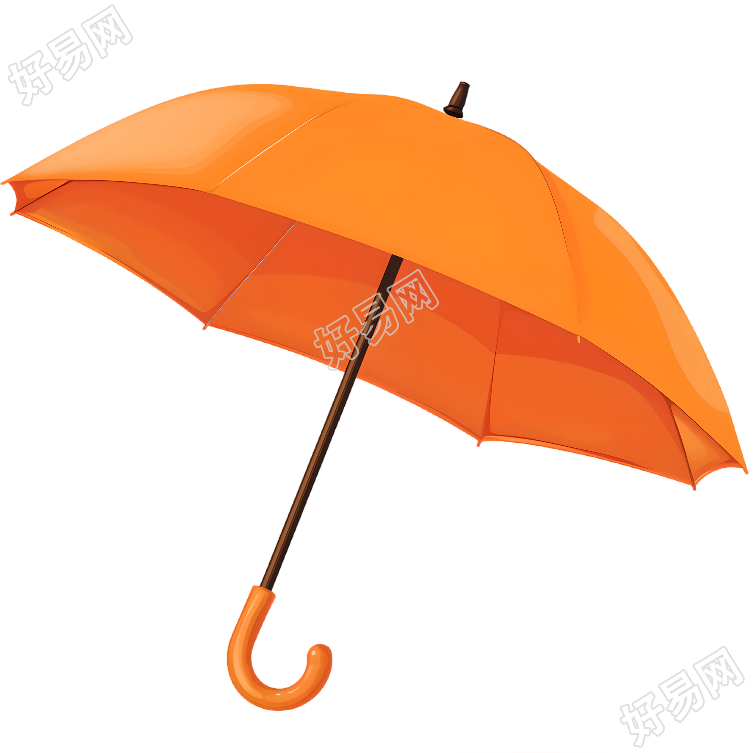 雷阵雨雨伞商用素材