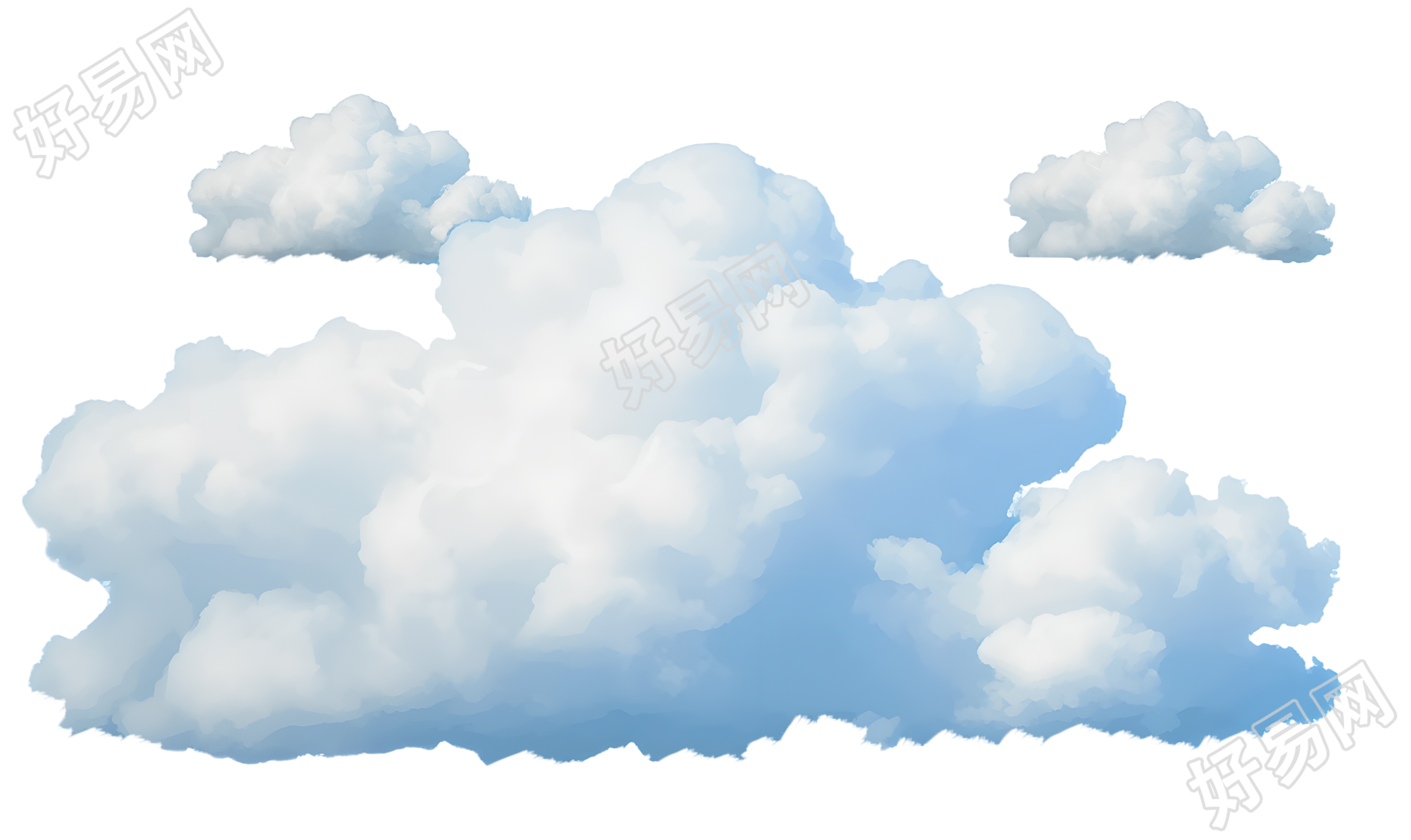白云插画素材