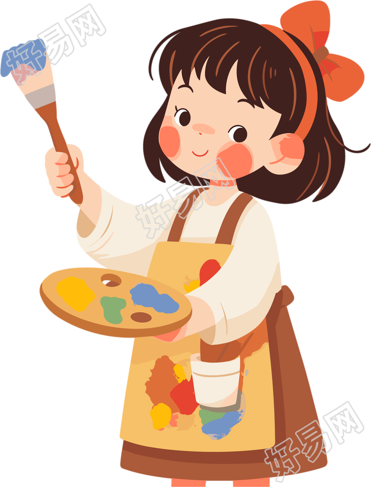 儿童绘画可商用素材