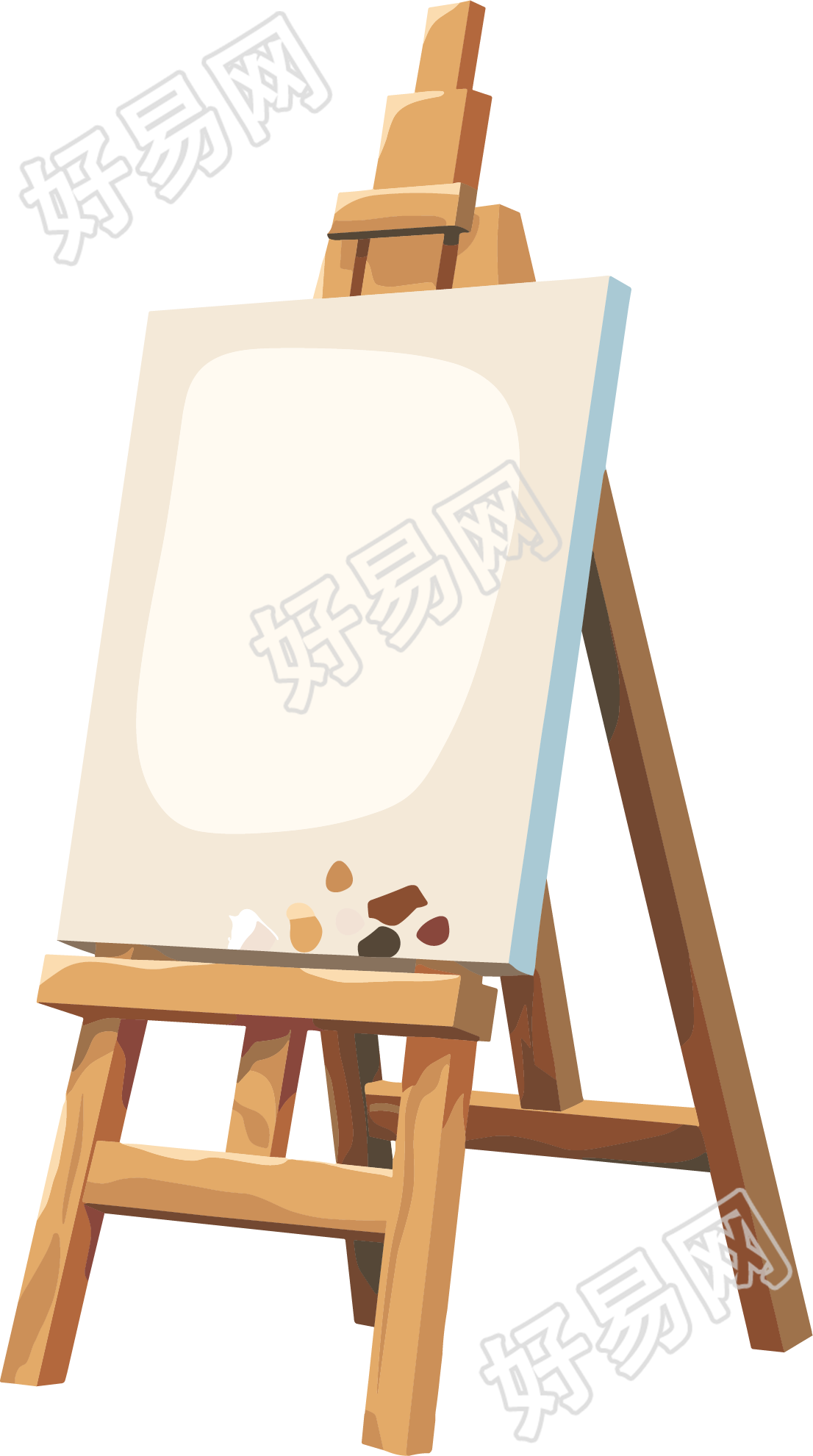 儿童绘画画架商用素材