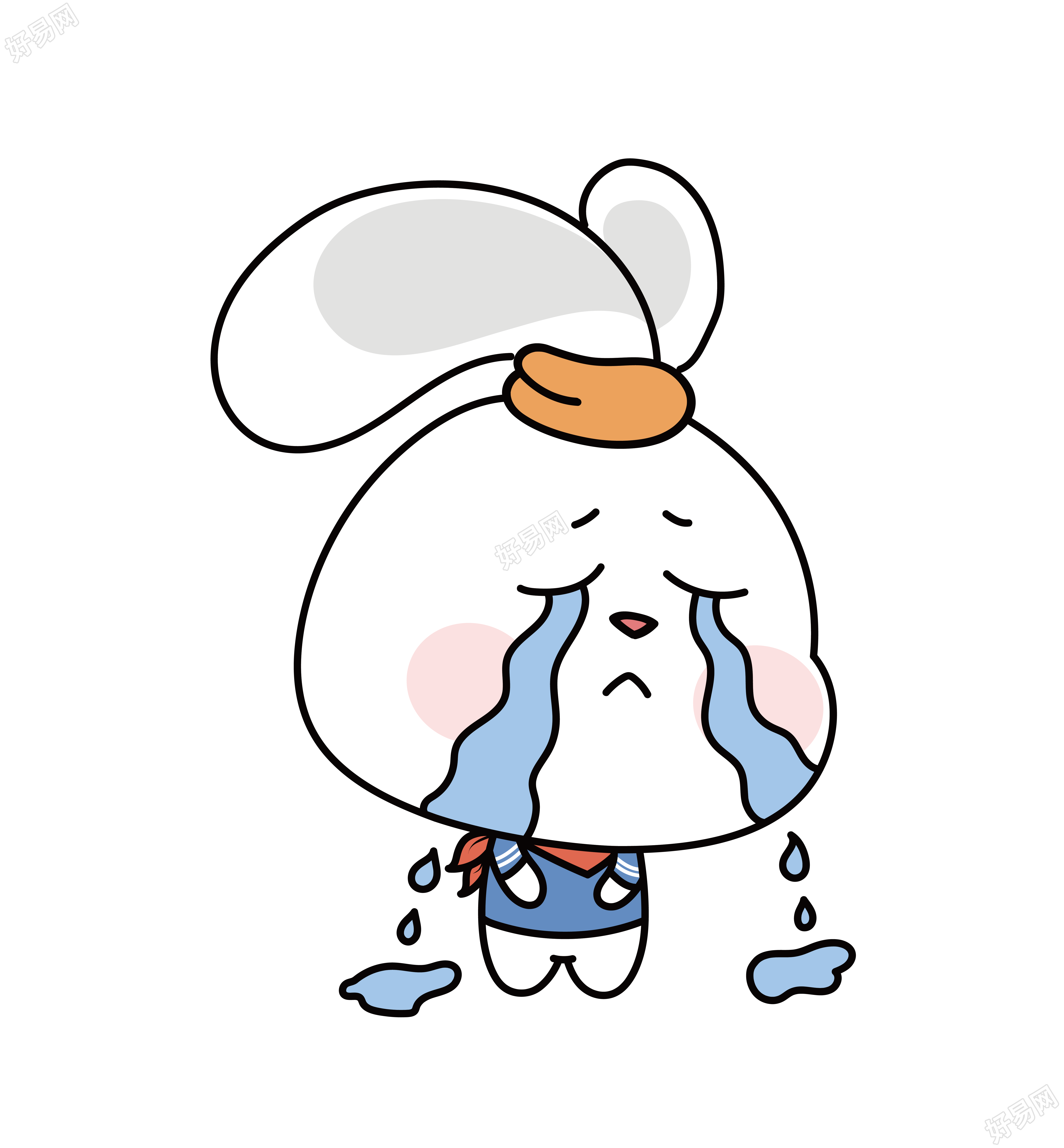 压缩兔哭泣元素