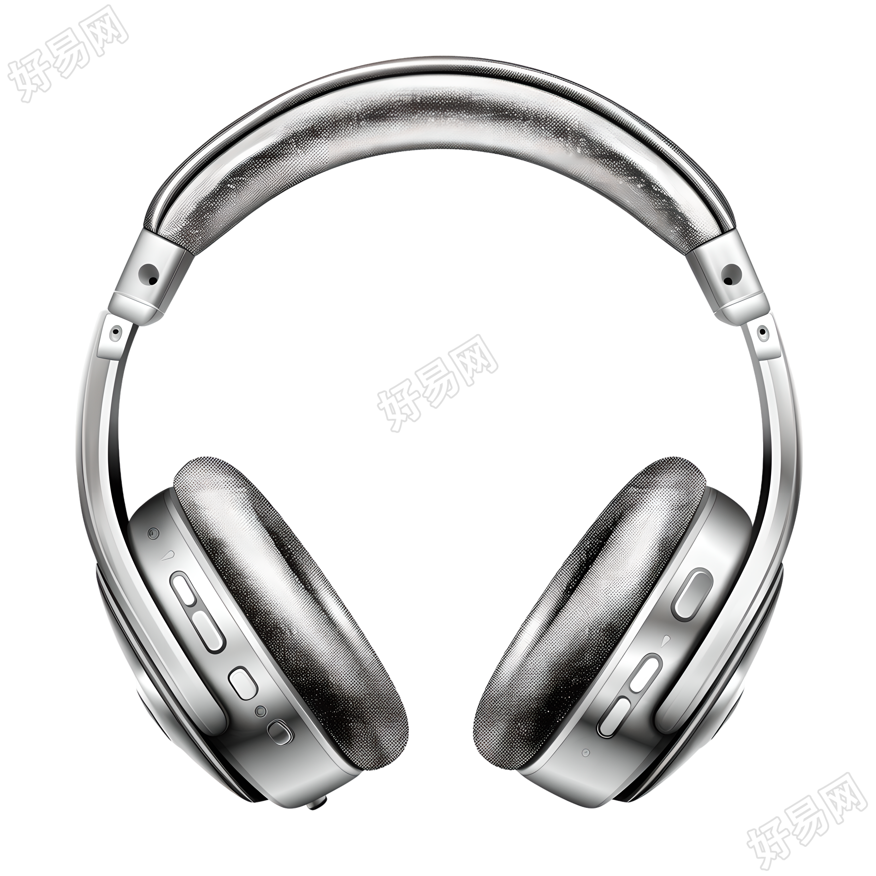 音乐节耳机金属风插图