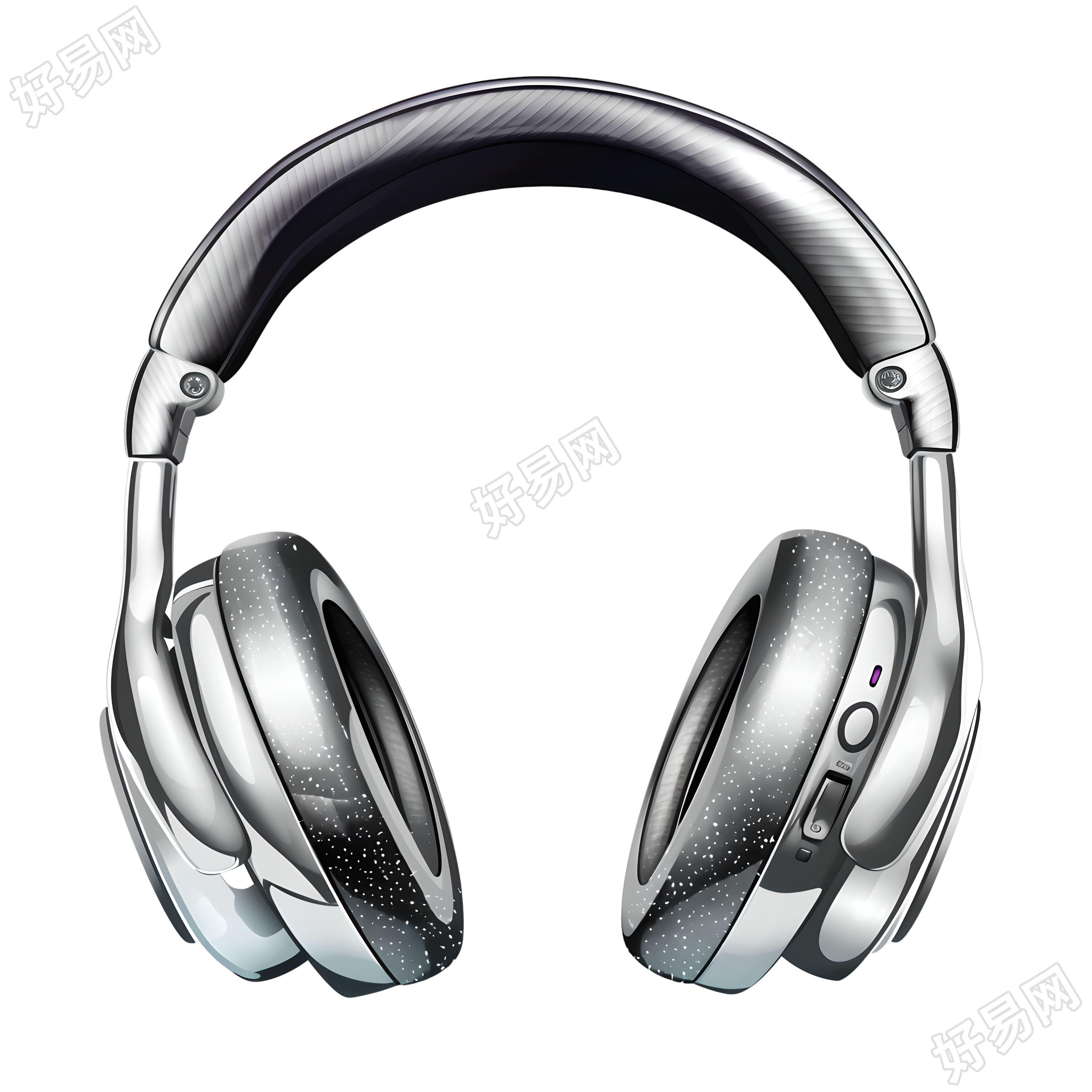 音乐节耳机3D立体素材