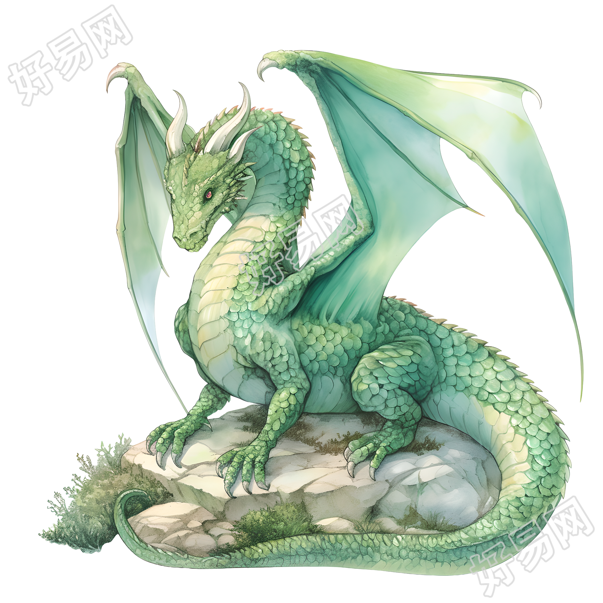 龙族彩铅插画