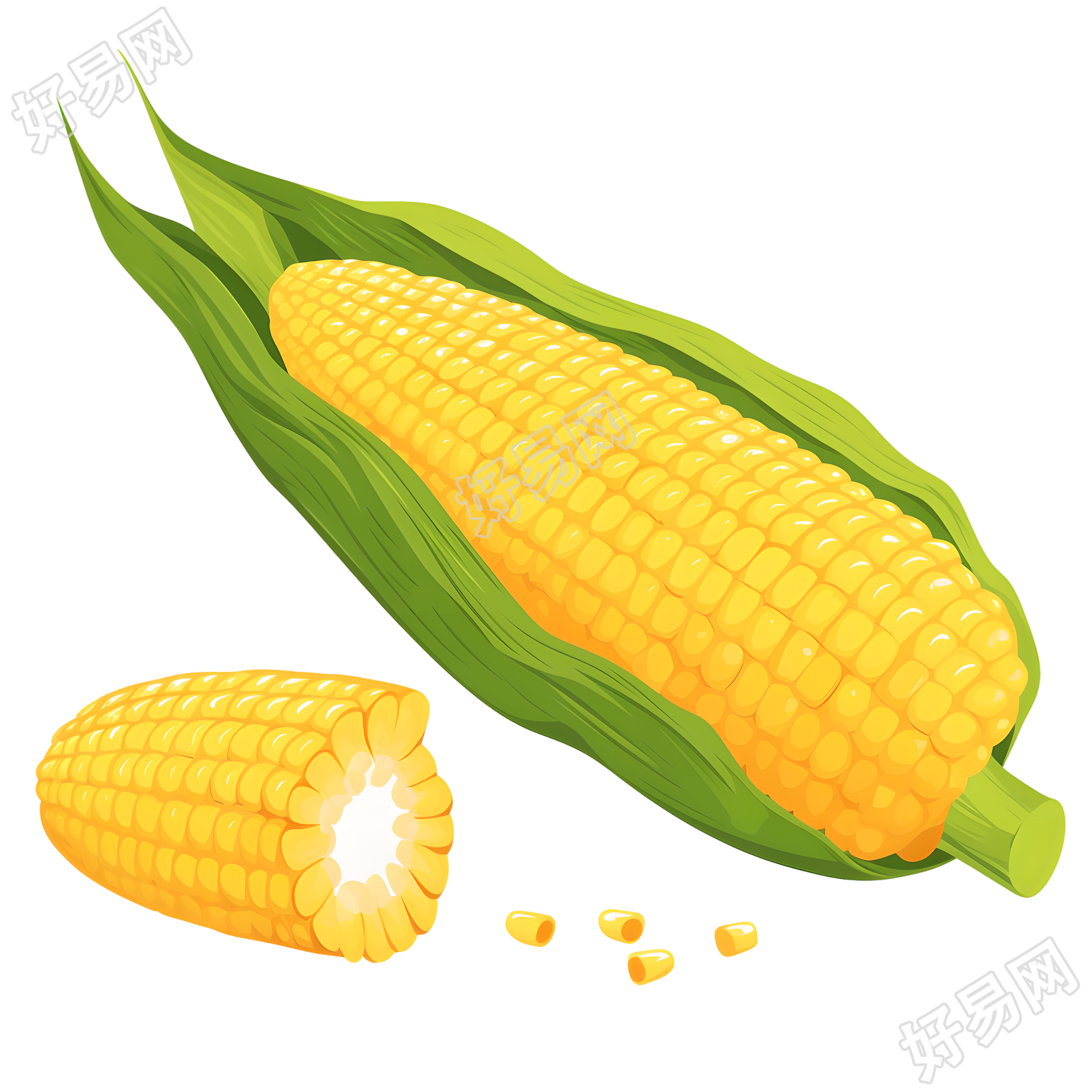玉米图形素材
