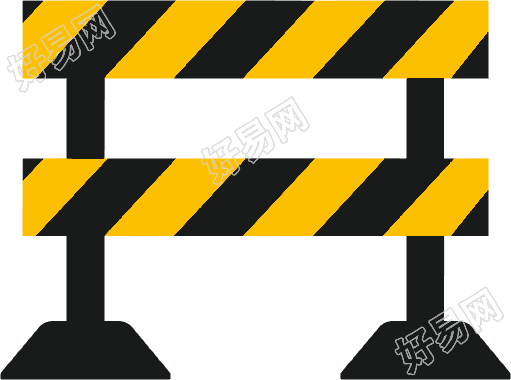 交通安全路障元素